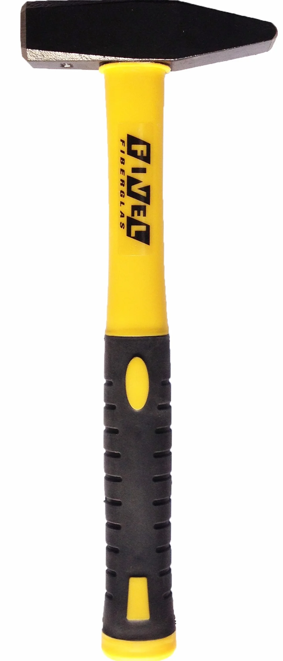 FIVEL Młotek ślusarski zgodny z DIN1041, 47 x 155 mm, waga głowy 2000 g, z trzonkiem z włókna szklanego