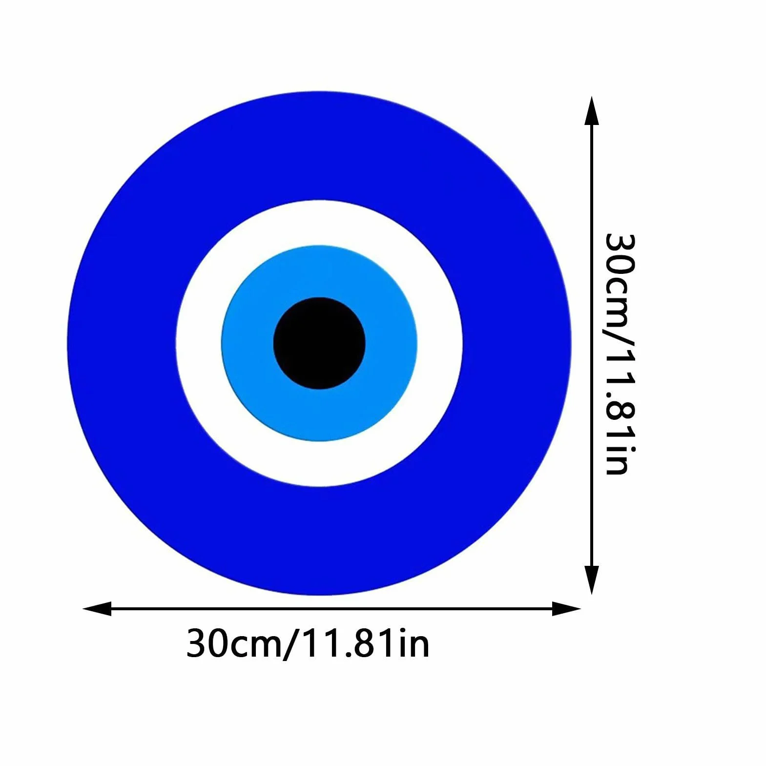 Blue Devil Eye Akrylowa dekoracja Ozdoba do domu z niebieskim diabelskim okiem