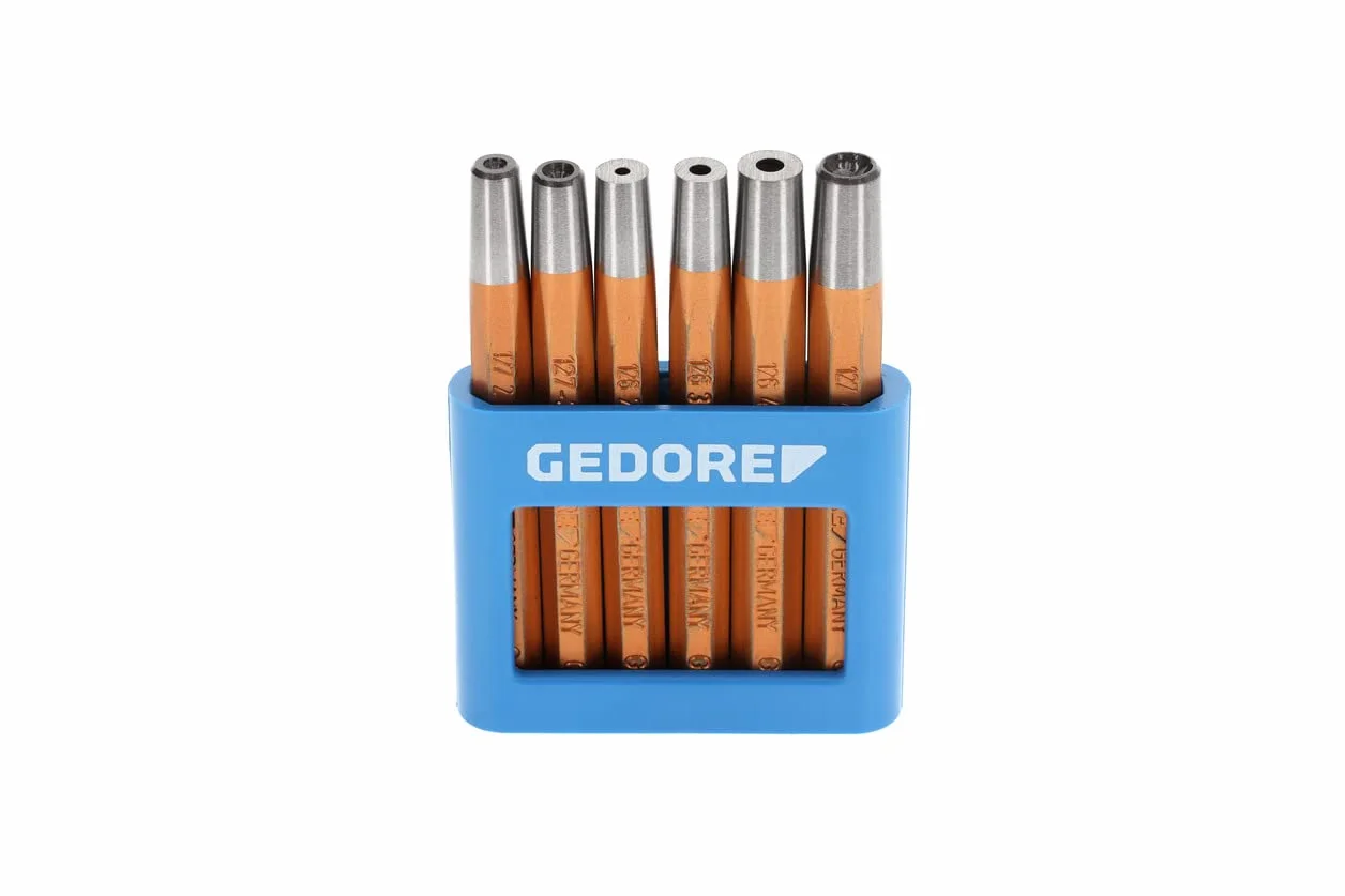 GEDORE Zestaw 6-częściowy zestaw narzędzi udarowych, w uchwycie PVC, 125 B