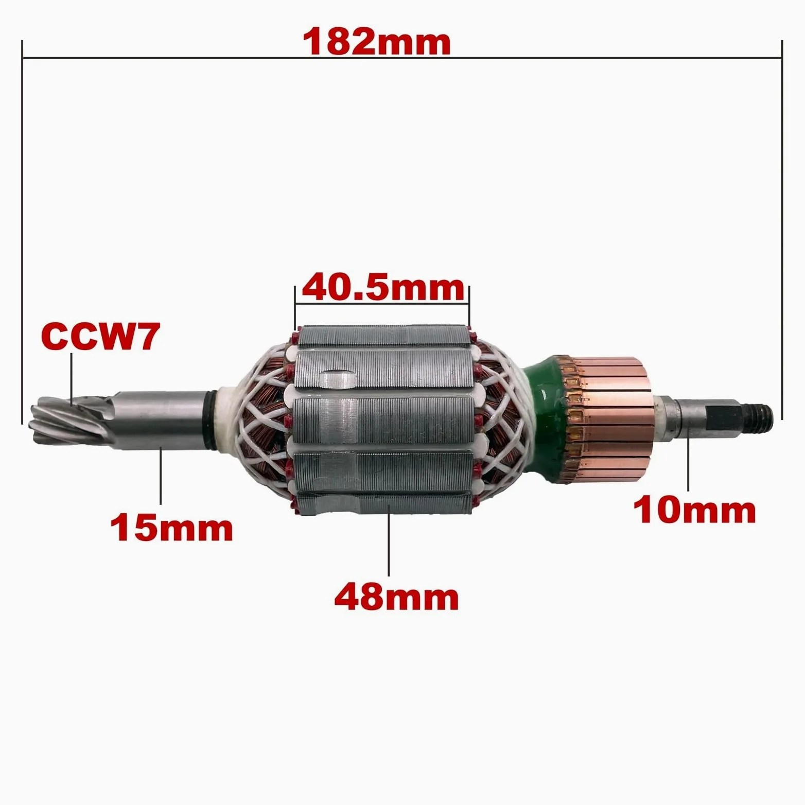 Wymiana kotwicy wirnika armatury AC220V-240V dla młota wyburzeniowego TE804 TE-804