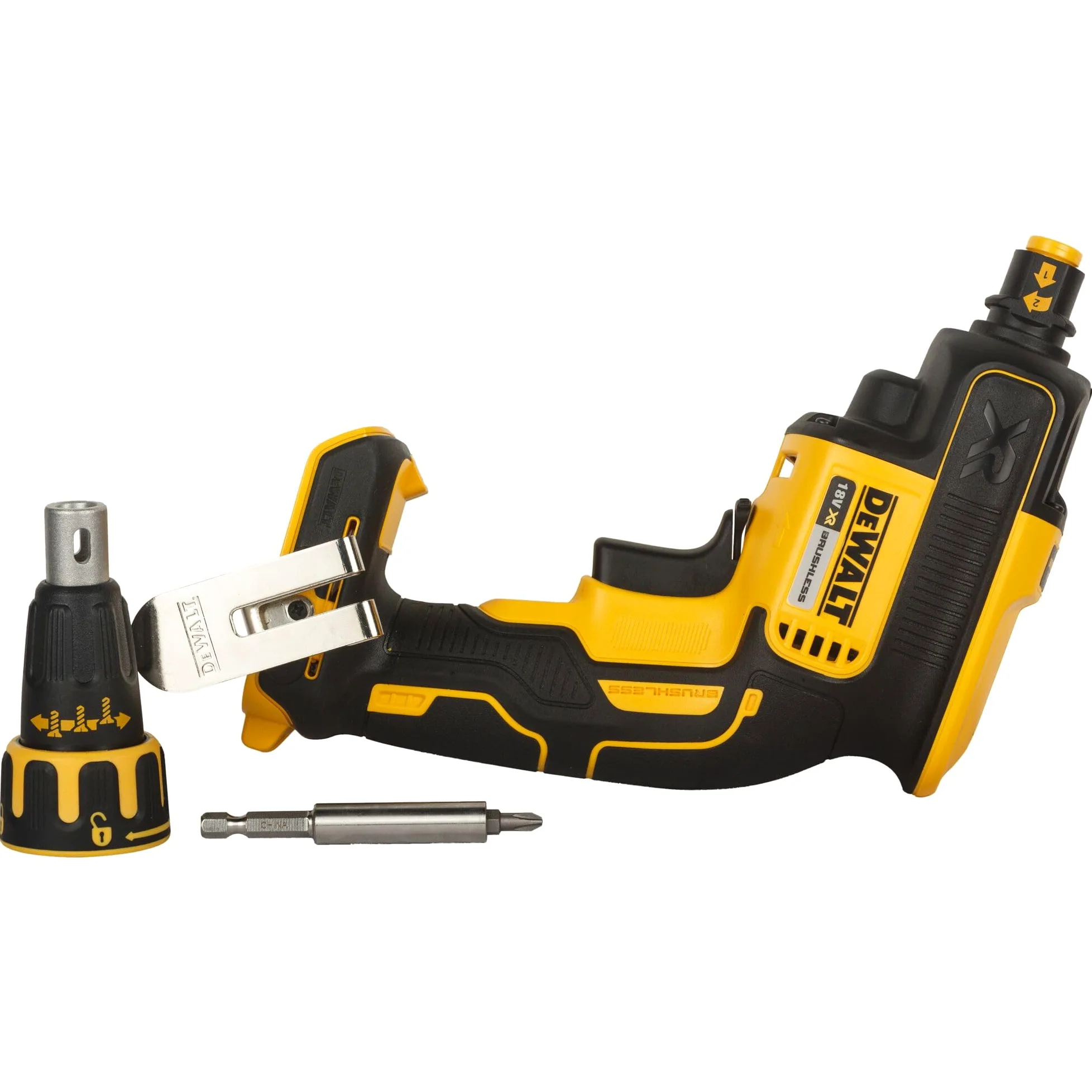 Dewalt DCF620NT-XJ Wkrętarka Do Regipsów, 18 V, Czarny/Żółty, ‎44 x 33 x 16 cm; 1.5 kg
