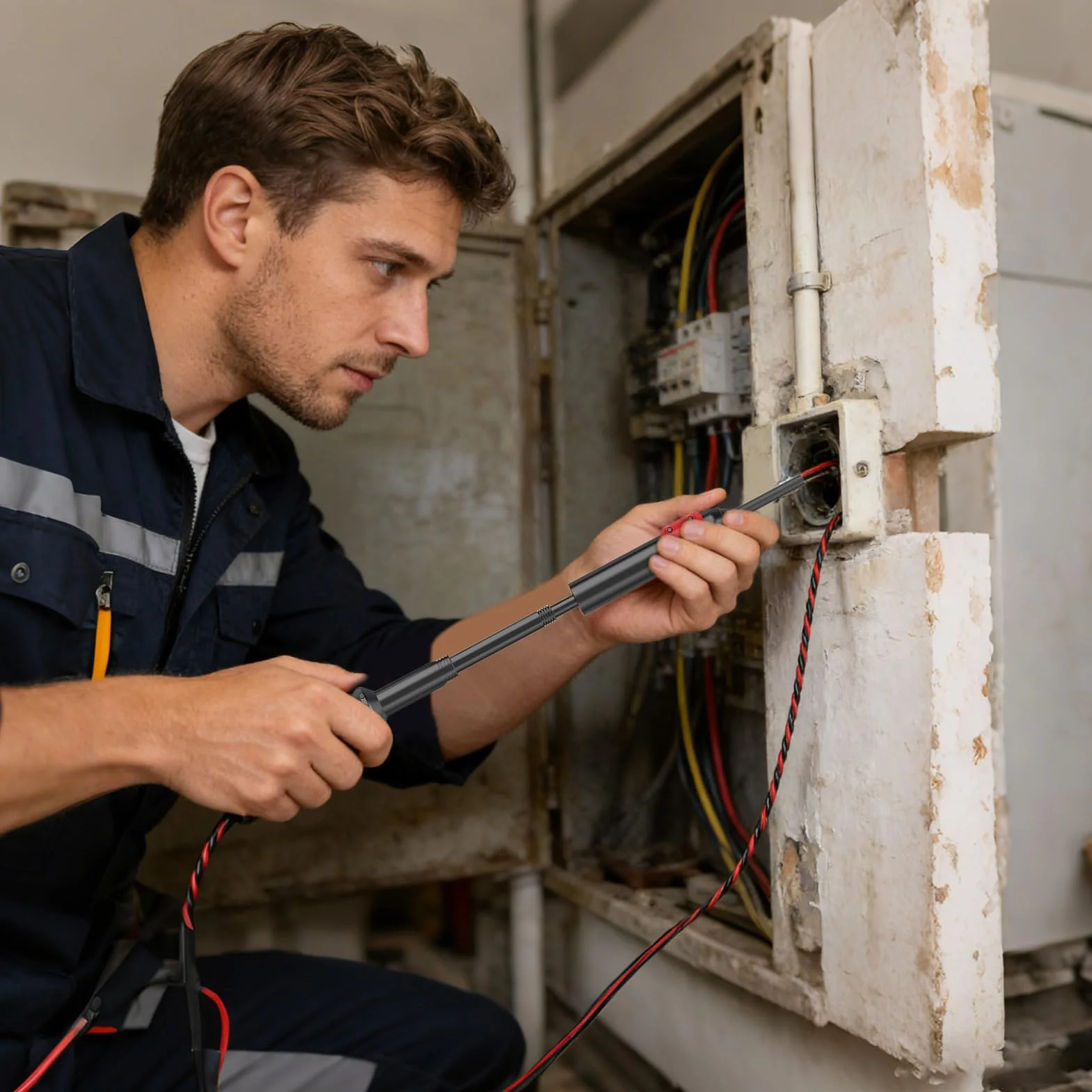 Narzędzia do przeciągania przewodów Ręczny przewlekacz | Elektryczny przewlekacz Urządzenie do Montażu Instalacji Wewnętrznych i Układania w Ścianach dla Elektryków