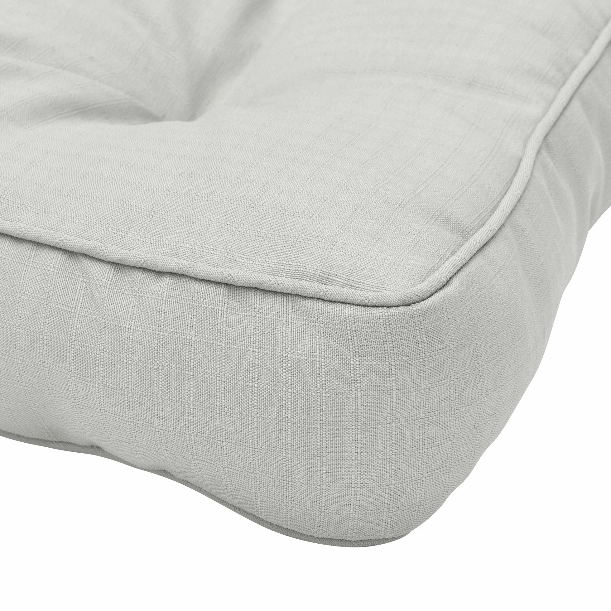 Beautissu Poduszka na krzesło ogrodowe XLuna 50 x 50 x 10 cm Szara Jasnoszara