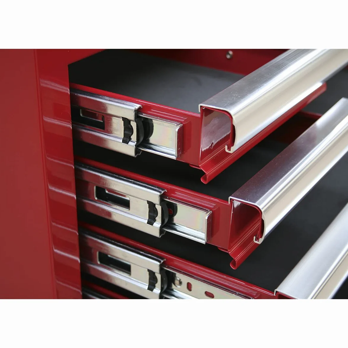 Sealey AP33589B Komoda wisząca z 8 szufladami z prowadnicami na łożyskach kulkowych, 405 mm x 465 mm x 850 mm, czarna