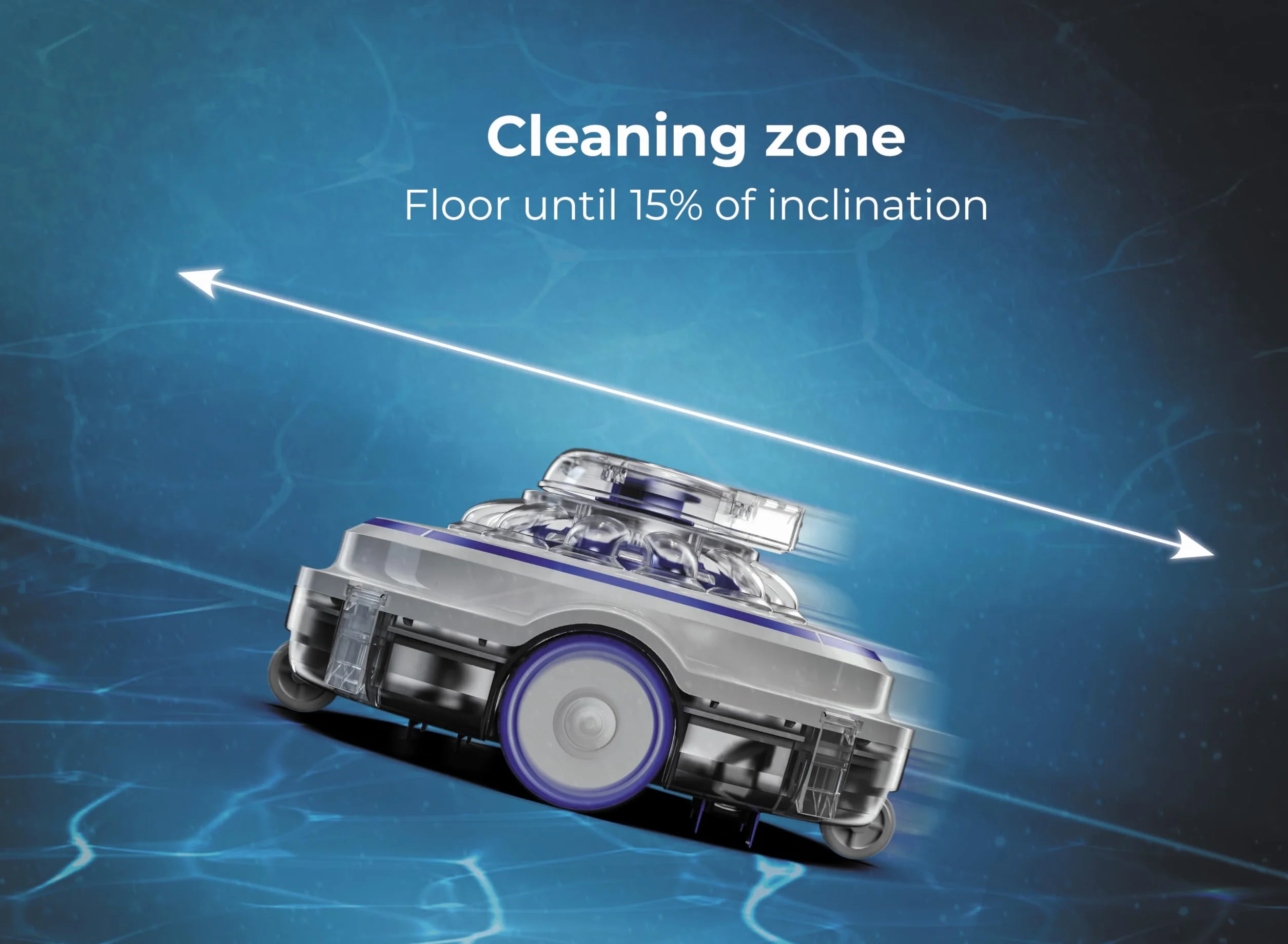 Gre RBR75 Wet Runner Plus Bezprzewodowy Elektryczny Robot do Czyszczenia Basenów, o Powierzchni do 50 m2