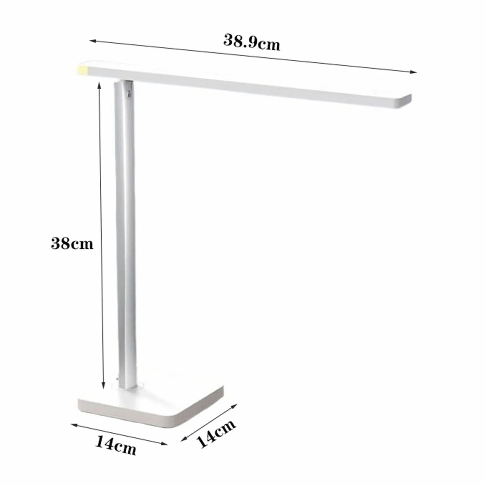 Lampa do nauki Lampa biurkowa LED z lampką nocną, ściemniana lampka na biurko do ochrony oczu 4000 K, z płynnym przyciemnianiem, sterowaniem dotykowym, automatycznym timerem (biały), 12 W Lampy biurko