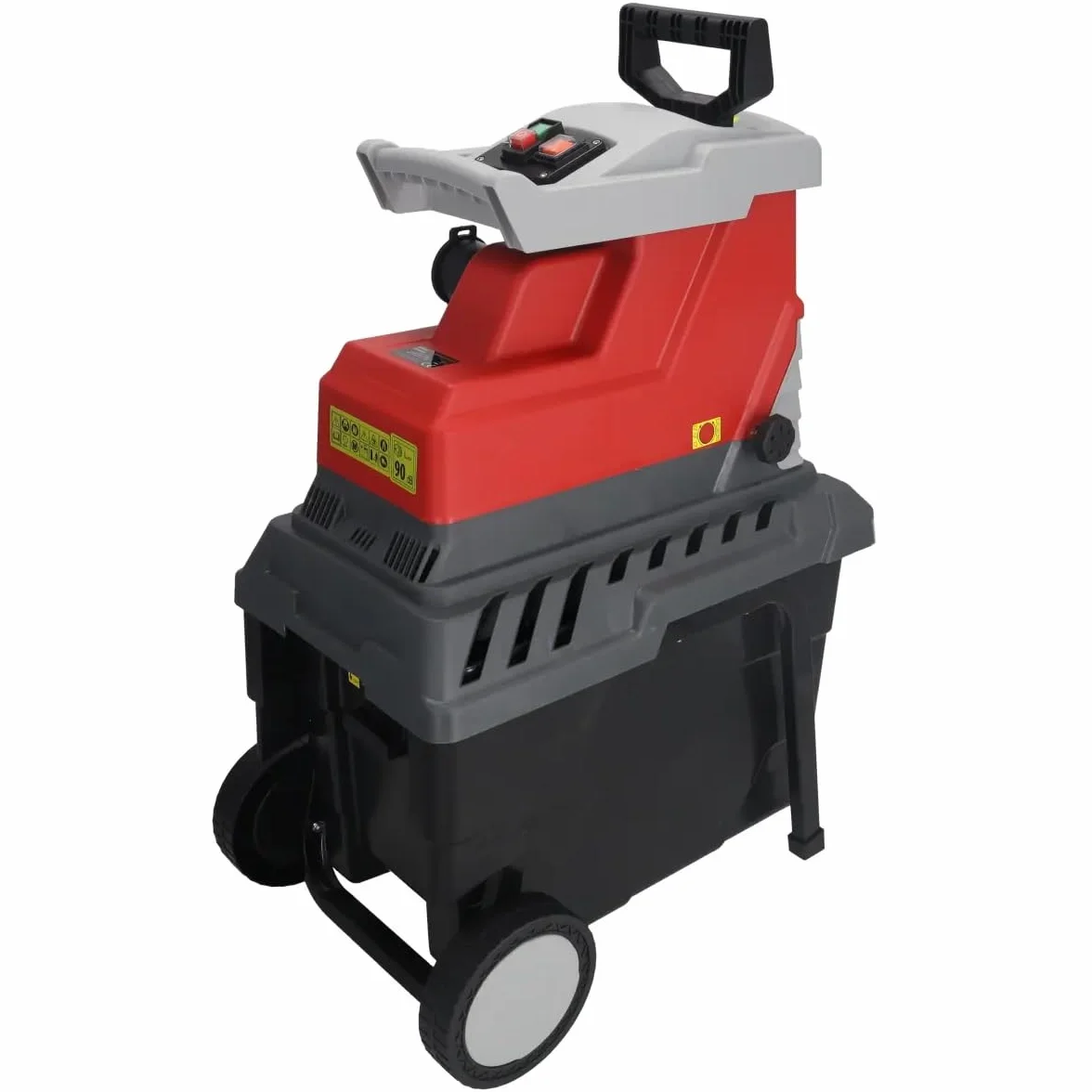 DEDRA rozdrabniacz ogrodowy elektryczny do noży o mocy 2800 W, grubość do 45 mm, worek na ścinki 55 l, 2950 obr./min, rozdrabniacz i młynek do kompostu – większa siła i skuteczność przebiegu