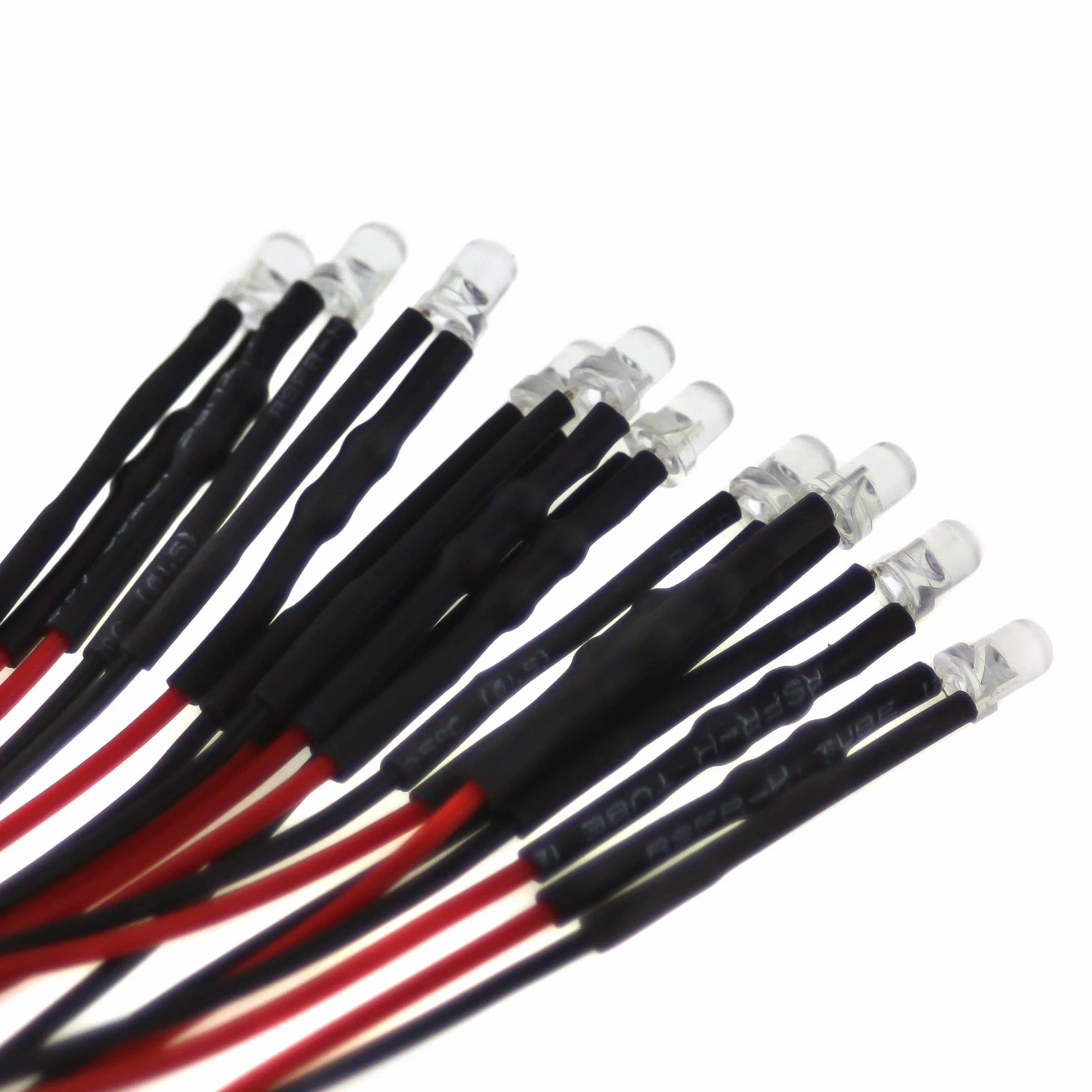 LED 5V niebieski 10 x 3 mm z kablem 20 cm i wbudowanym rezystorem