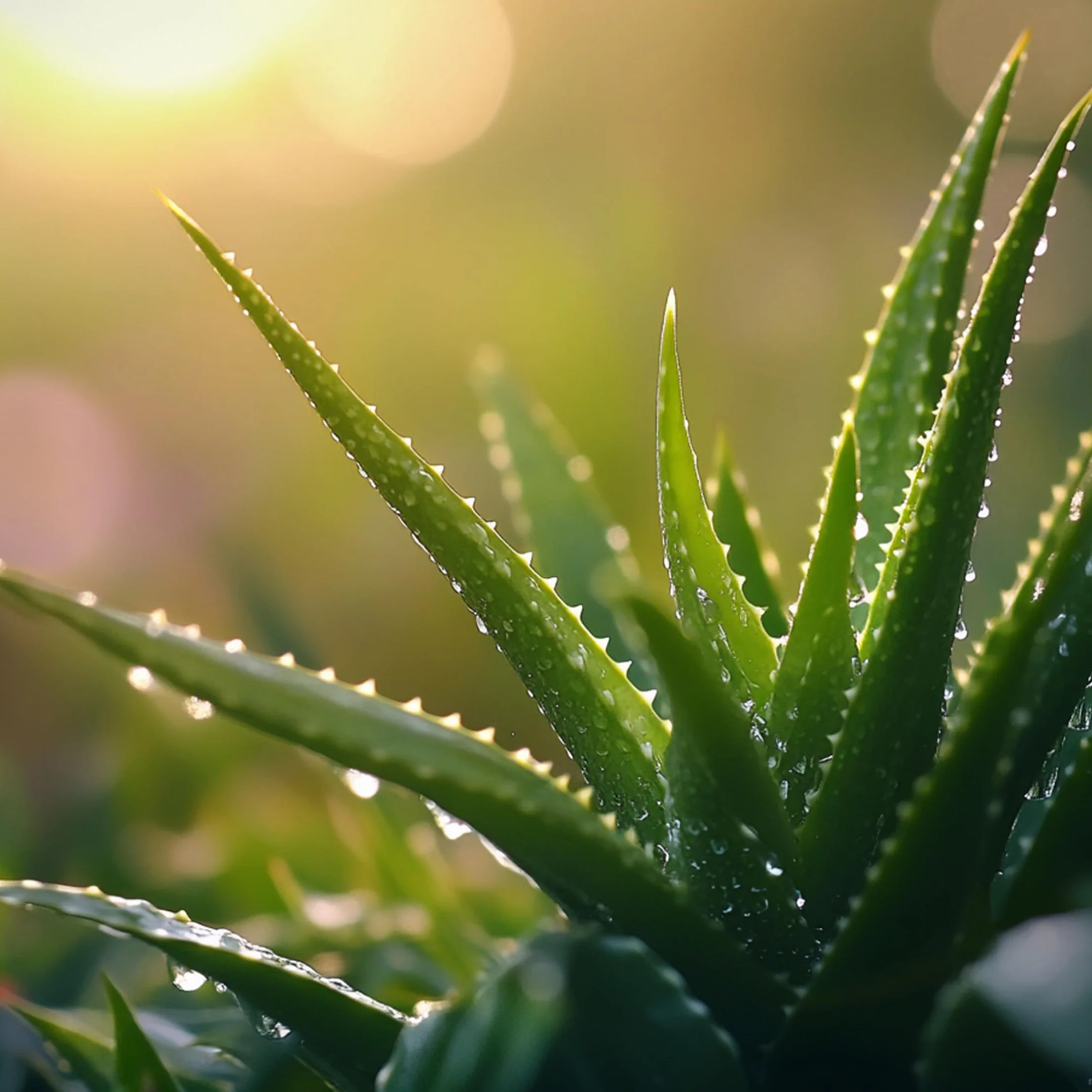 Aloes Aloe Vera Zestaw 4 sztuk Doniczka 10cm Wysokość 20-30cm