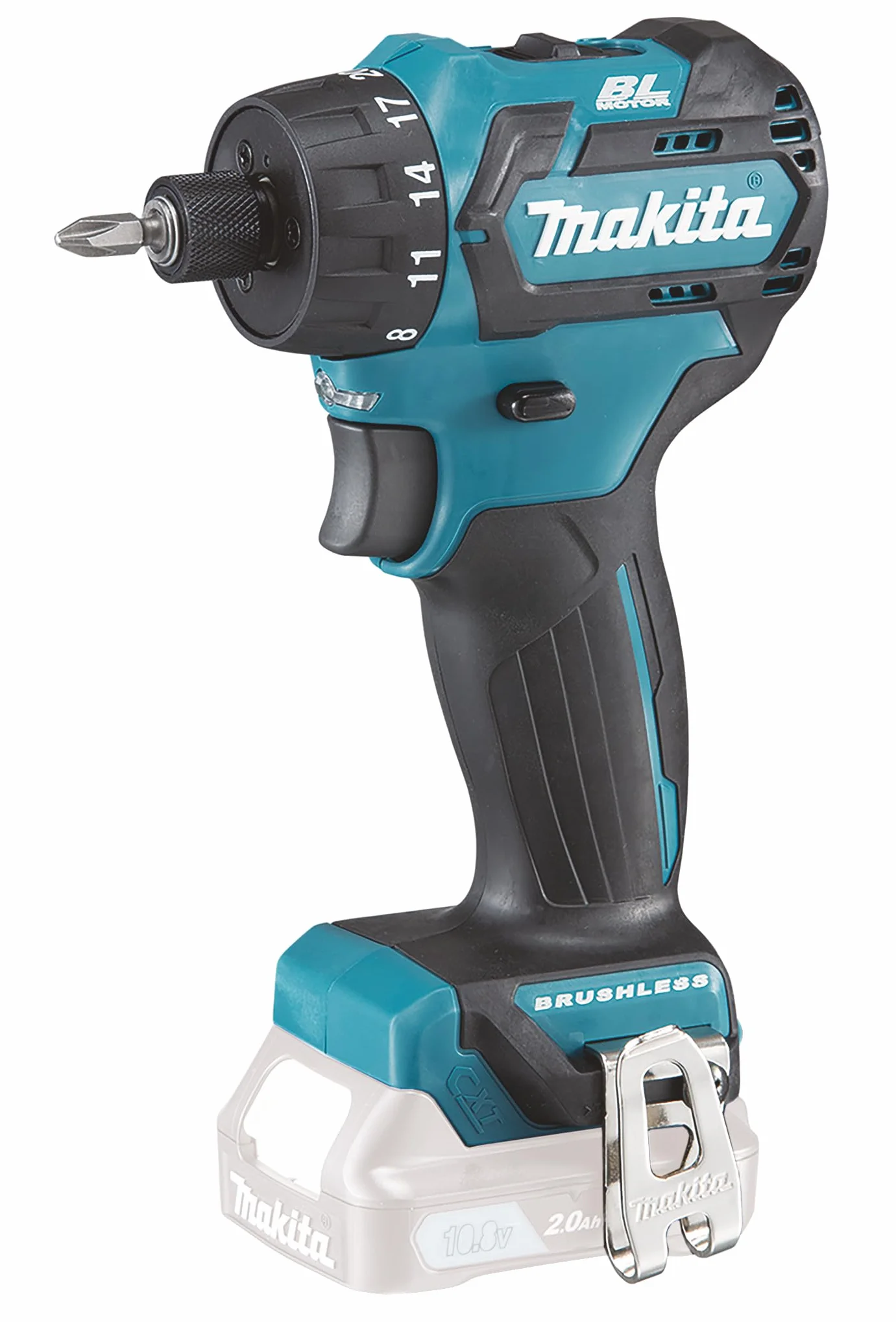 Makita DF032DZ 12V Max Li-Ion CXT bezszczotkowa wiertarko-wkrętarka - brak baterii w zestawie
