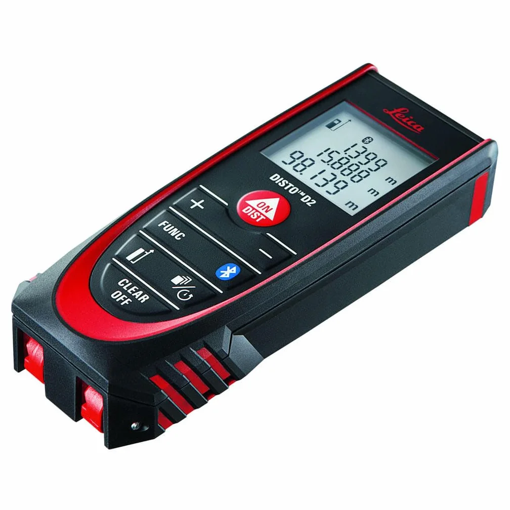 Leica DISTO D2 Laserowy Miernik Odległości, Czarny