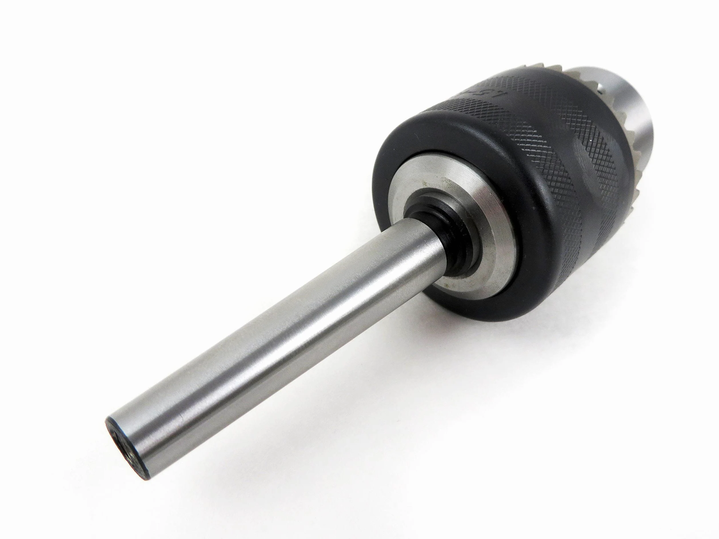 Taytools 467221 Uchwyt wiertarski 3-szczękowy 1/16-1/2" ze stożkiem MT1 i kluczem do dokręcania szczęk lub wiertarką, młynem lub tokarką