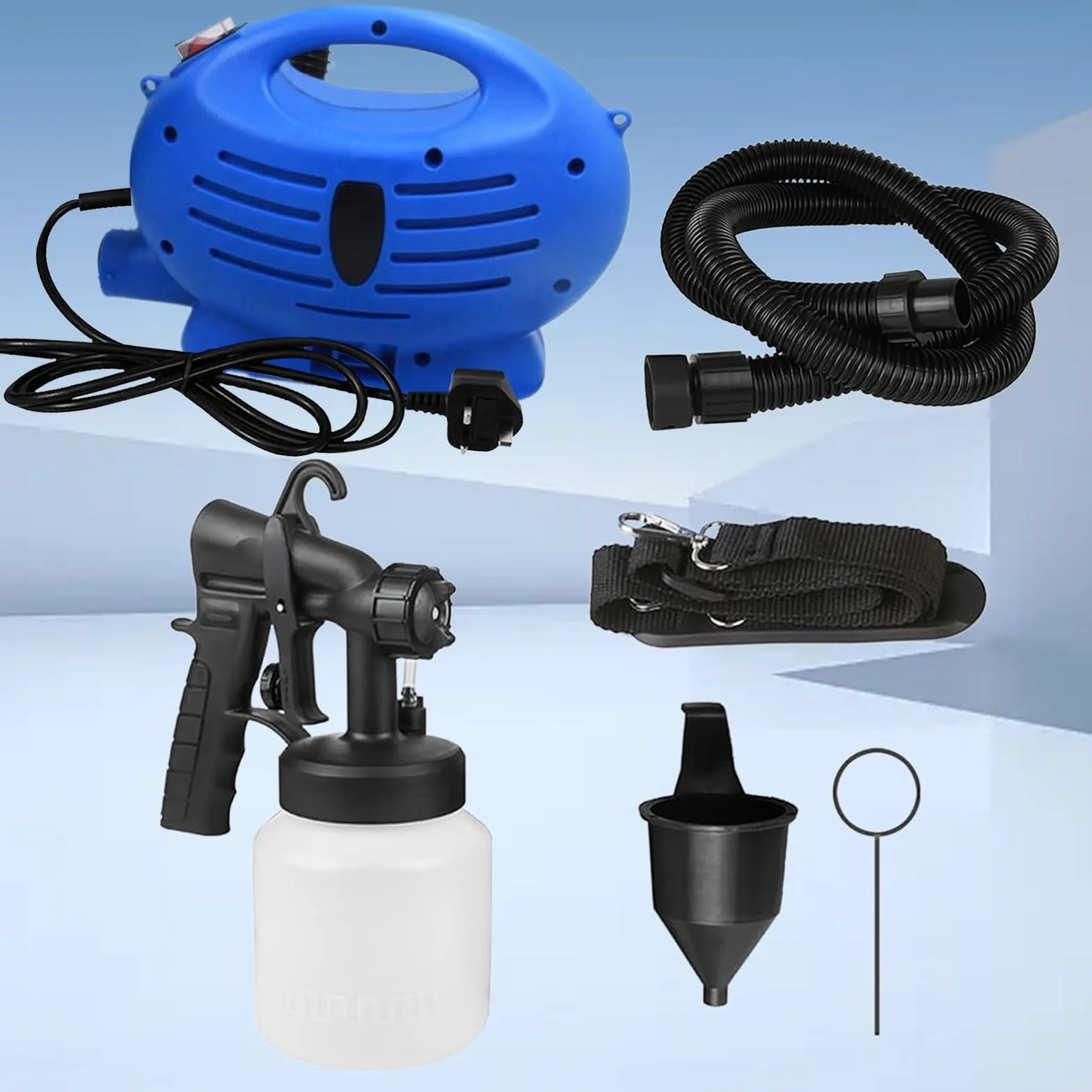 Elektryczny Pistolet Do Malowania Natryskowego Elektryczny Pistolet | 800ml Pojemnik Narzędzia Do Remontu Domu Do Mebli, Domu, Wnętrz, Zewnętrznych Ścian,