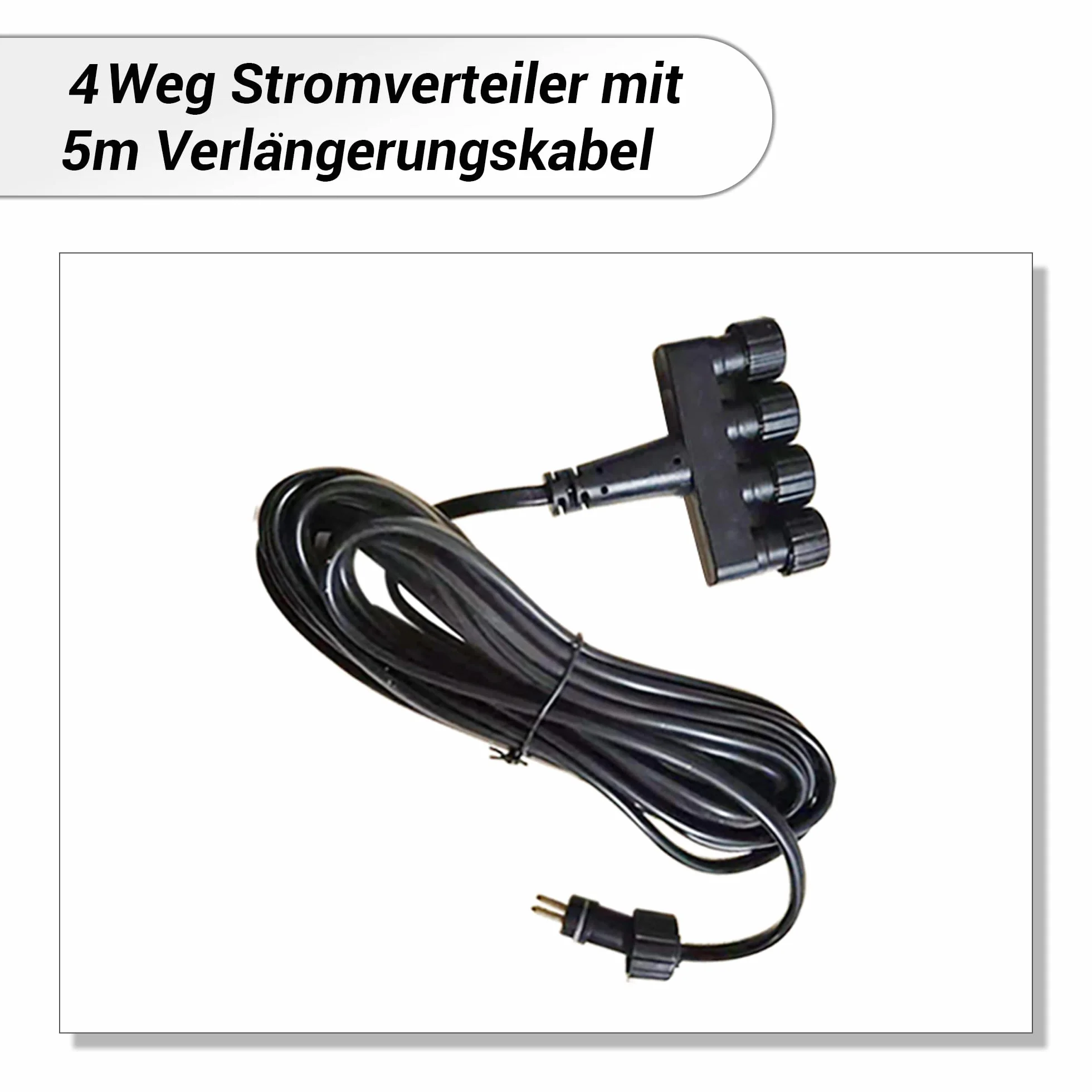 Köhko Kompletny zestaw pomp 1000 l/h do fontanny ogrodowej z 3 diodami LED ciepła biel