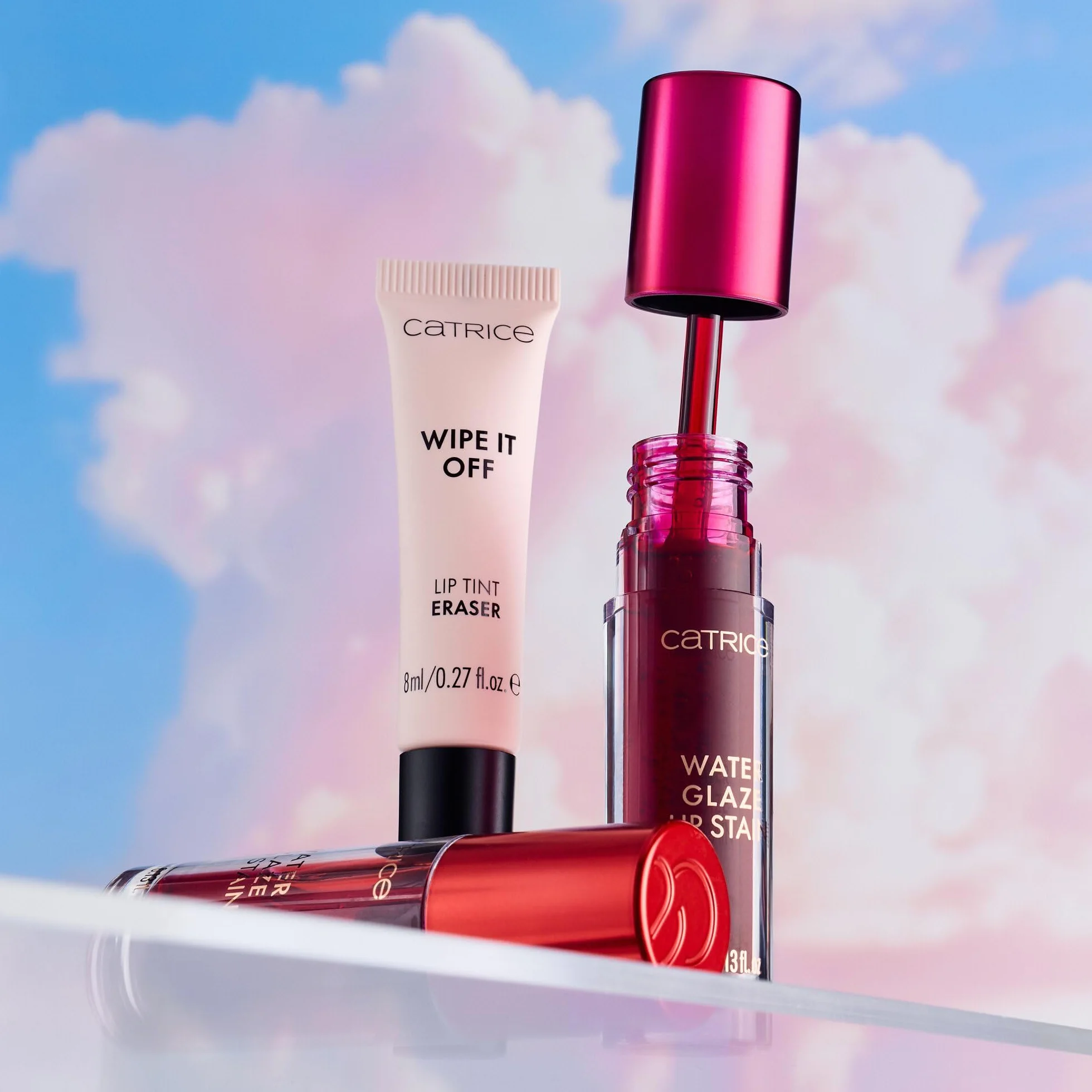 Catrice Tint do ust Water Glaze, wyraźny wynik, efekt koloryzujący, intensywny kolor (4ml)