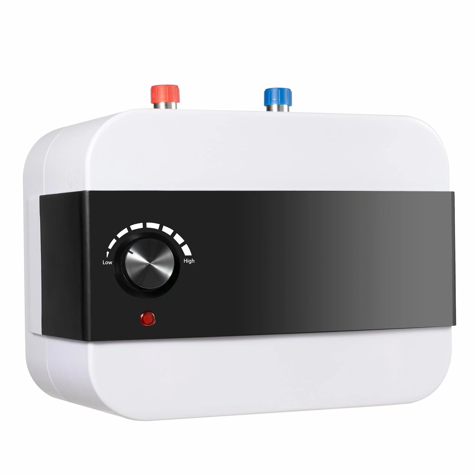 Elektryczny podgrzewacz wody, elektryczny podgrzewacz wody 6 l, 1500 W, szybkie nagrzewanie, regulacja temperatury 30-65°C, ochrona przed wodą IPX4, do kuchni/łazienki