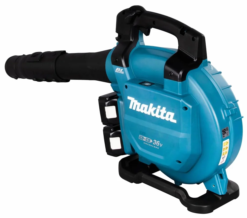 Makita DUB363PT2V akumulatorowa dmuchawa do liści/odkurzacz 2 x 18 V/5,0 Ah, 2 akumulatory + ładowarka z podwójną ładowarką