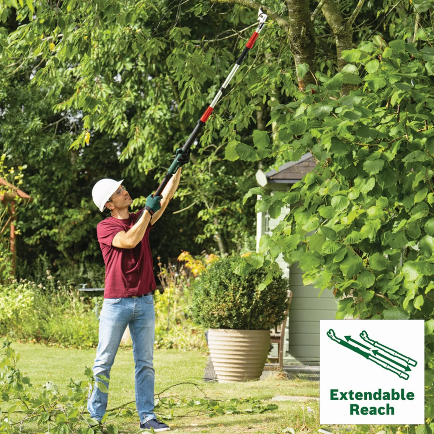 Bosch AdvancedPrune 18V-45 drążek do sekatora akumulatorowego 1,8 m