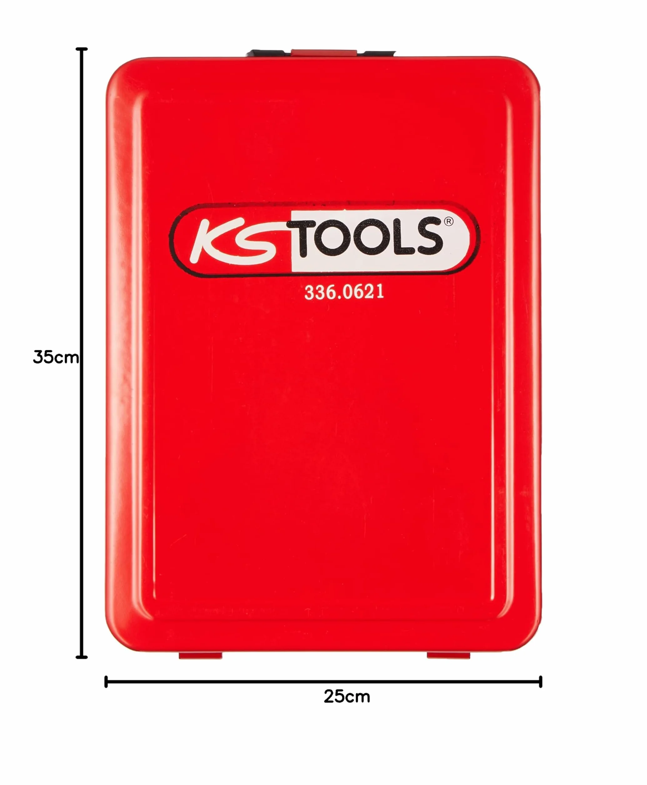 KS Tools 336.0621 HSS Zestaw gwintowników recznych Mw opakowaniu z blachy stalowej, 21-szt