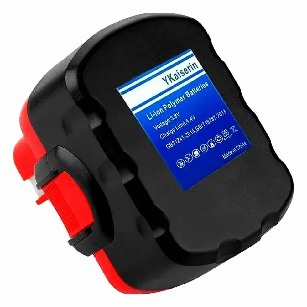 Zapasowa bateria do elektronarzędzi 13000 mAh BAT038 kompatybilna z Bosch BAT038 BAT140 BAT040 BAT041 BAT159 2607335275 26073355334 2607335711 2607335711 073355 465 polimer litowo-jonowy o dużej