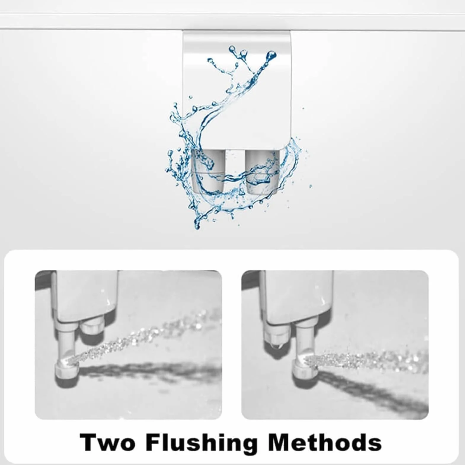 Bidet Toaleta Attacent Podwójna dysza Nonctric Fresh Water Spray Easy Inll HigieBidet dla najwyższego t i czystości