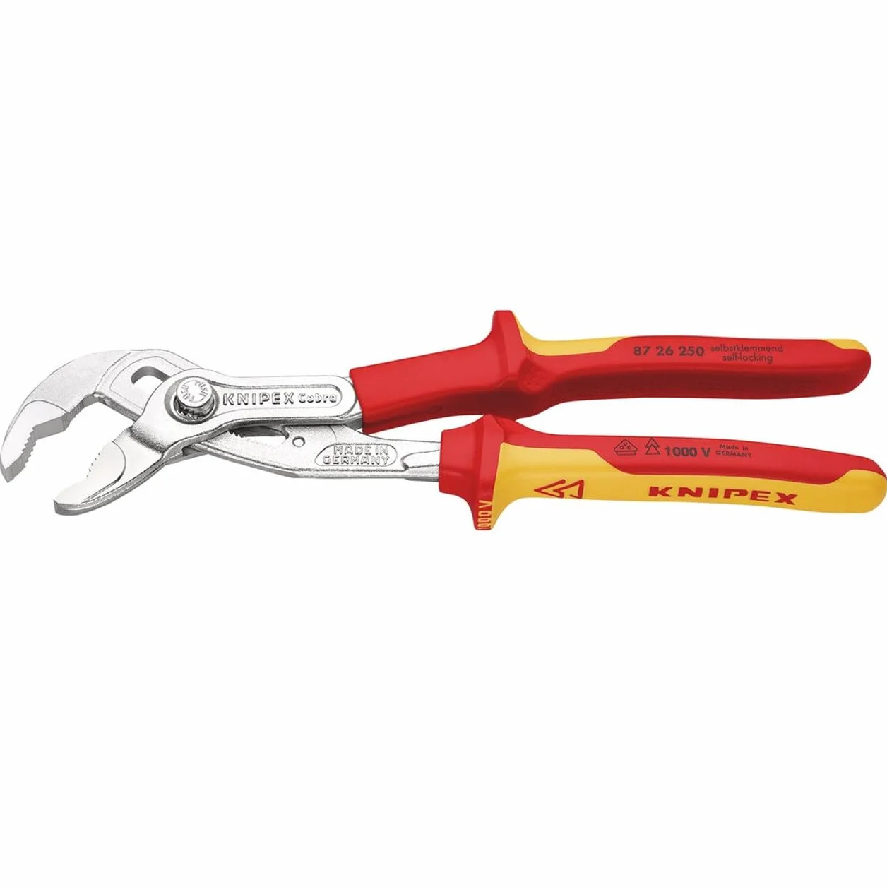 Draper 34672 VDE szczypce do pomp wodnych 250 mm, Cobra chrom
