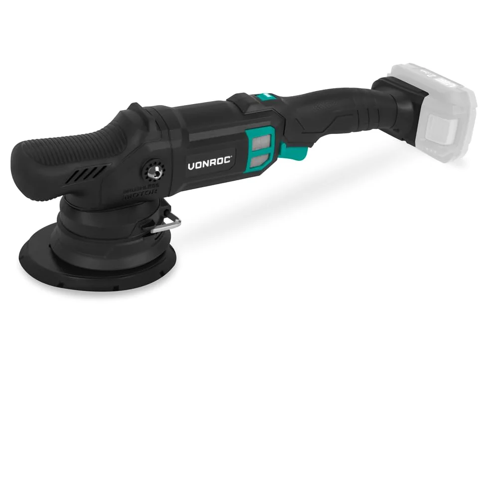 VONROC PRO PM511DC Polerka Dual Action 20V Ø150mm, Skok 21mm, 2000–5000 obr./min, Silnik Bezszczotkowy, Soft Start, Stała Prędkość (Bez aku i ładowarki)