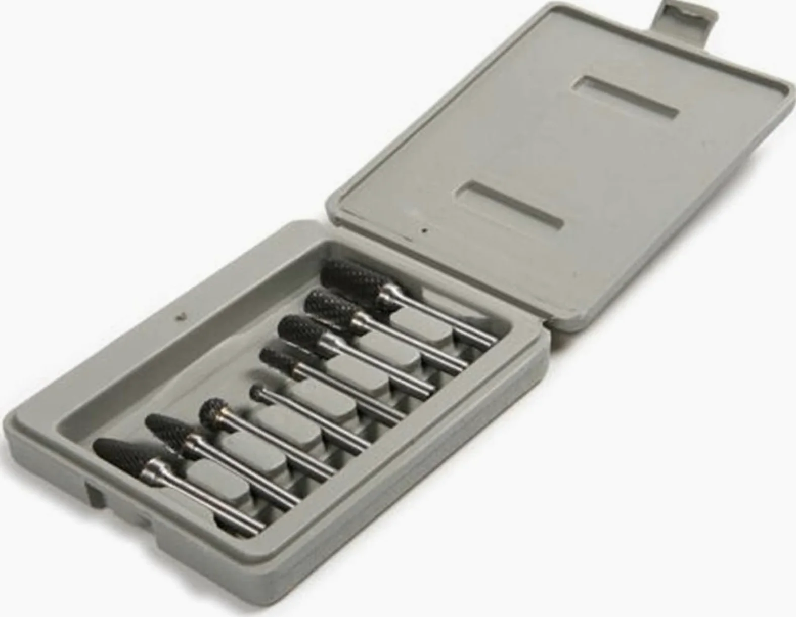 Metalowy pilnik zgrzytowy, zestaw pilników igłowych, 8 szt. 1/4 "wiert z węglika spiekanego 6mm pilnik obrotowy narzędzie do grawerowania CNC wytrzymały pilnik
