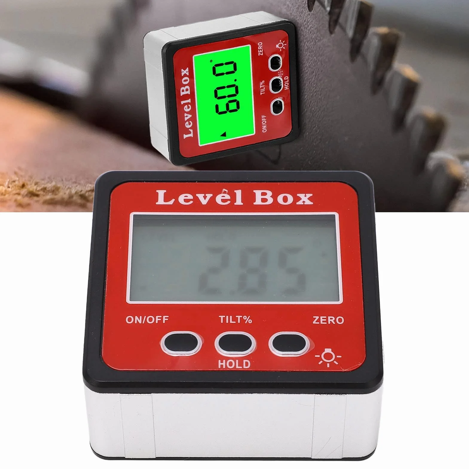 Bevel Box Magnetic Level Box Cyfrowy Kątomierz Kątomierz Inklinometr do Stolarki, Budownictwa, Murarstwa