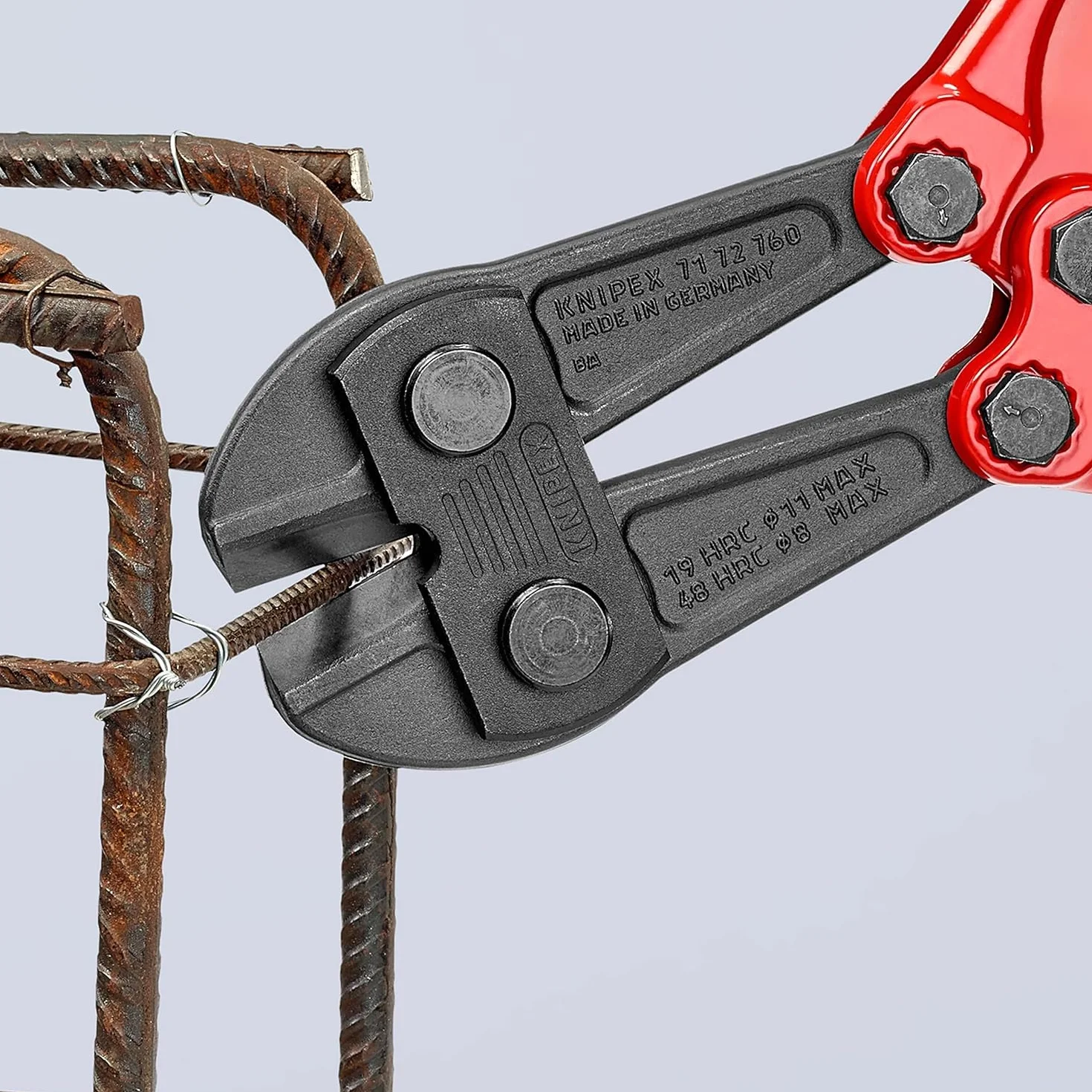 KNIPEX Nożyce dźwigniowe do prętów z osłonkami wielokomponentowymi 760 mm, 71 72 760