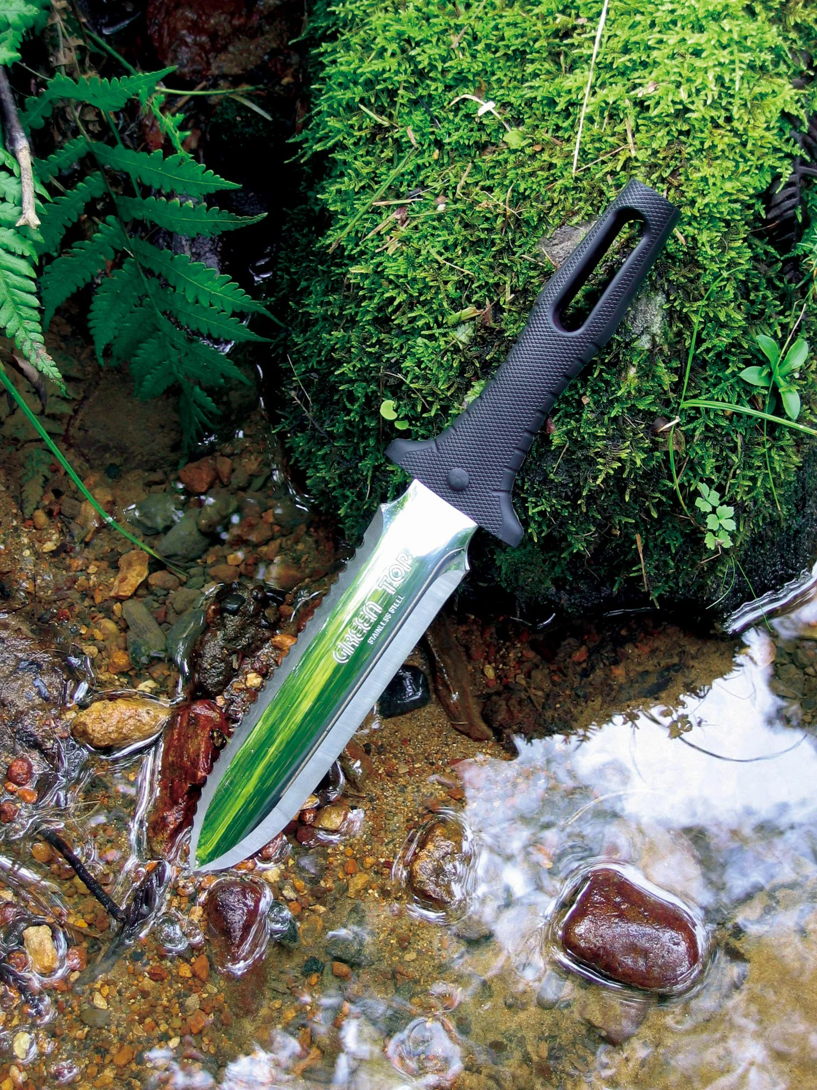 Japoński nóż do roślin ze skalą KL 190 mm, GL 330 mm