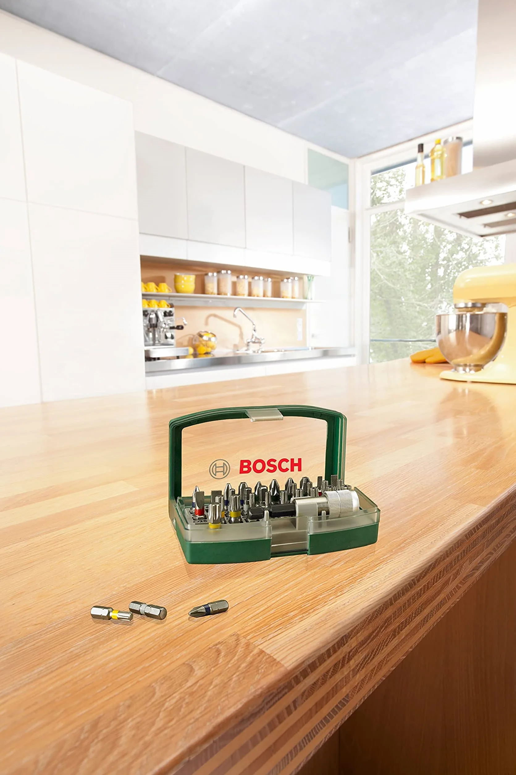 Bosch Professional 32-częściowy zestaw bitów do wkrętarek (bity PH, PZ, sześciokątne, T, TH, S, osprzęt do wiertarki i wkrętarki)