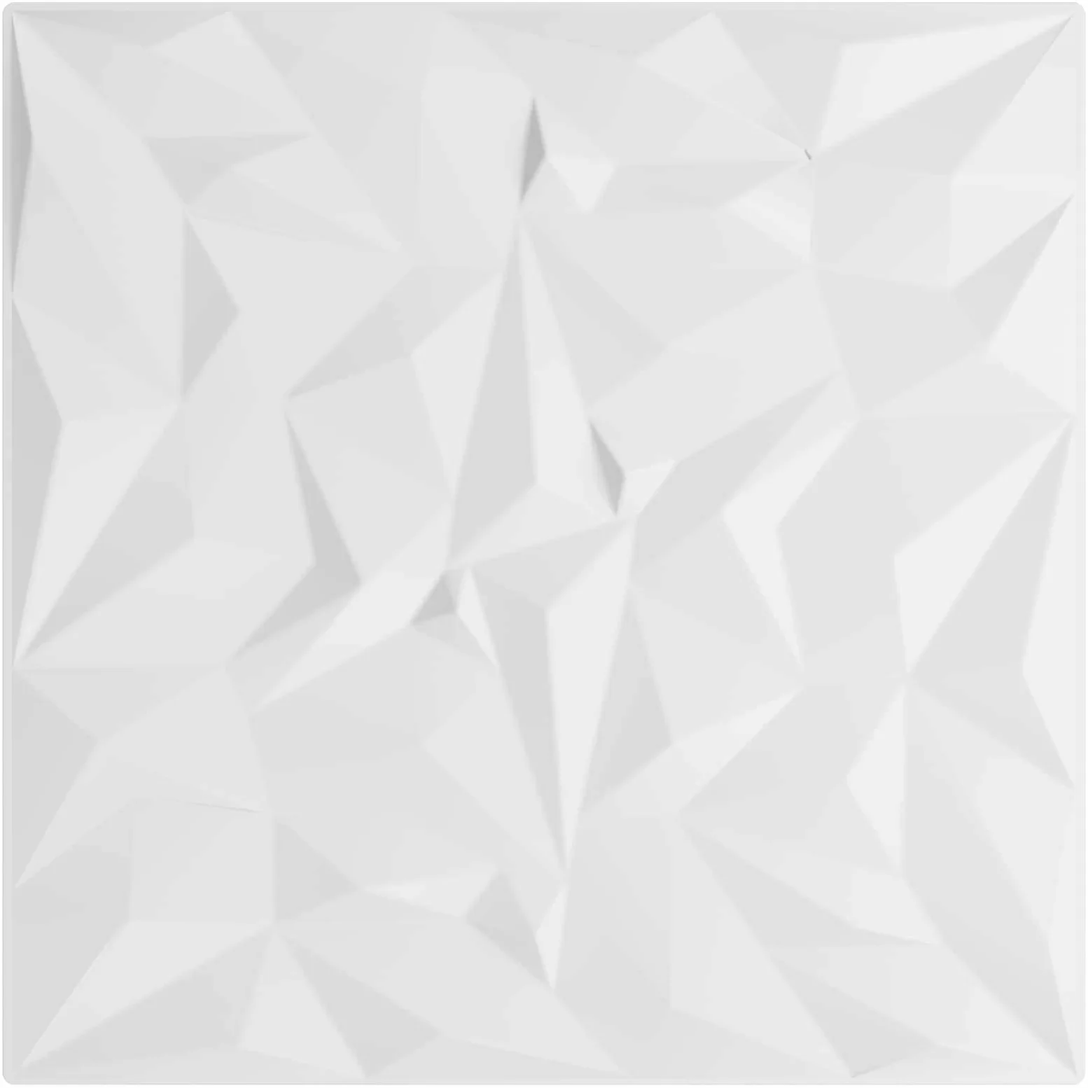 Panele ścienne, 24 sztuki, białe, 50 x 50 cm, pianka XPS, okładzina ścienna 3D, do ścian wewnętrznych i sufitowych z teksturowaną powierzchnią do renowacji i dekoracji salonu, korytarza
