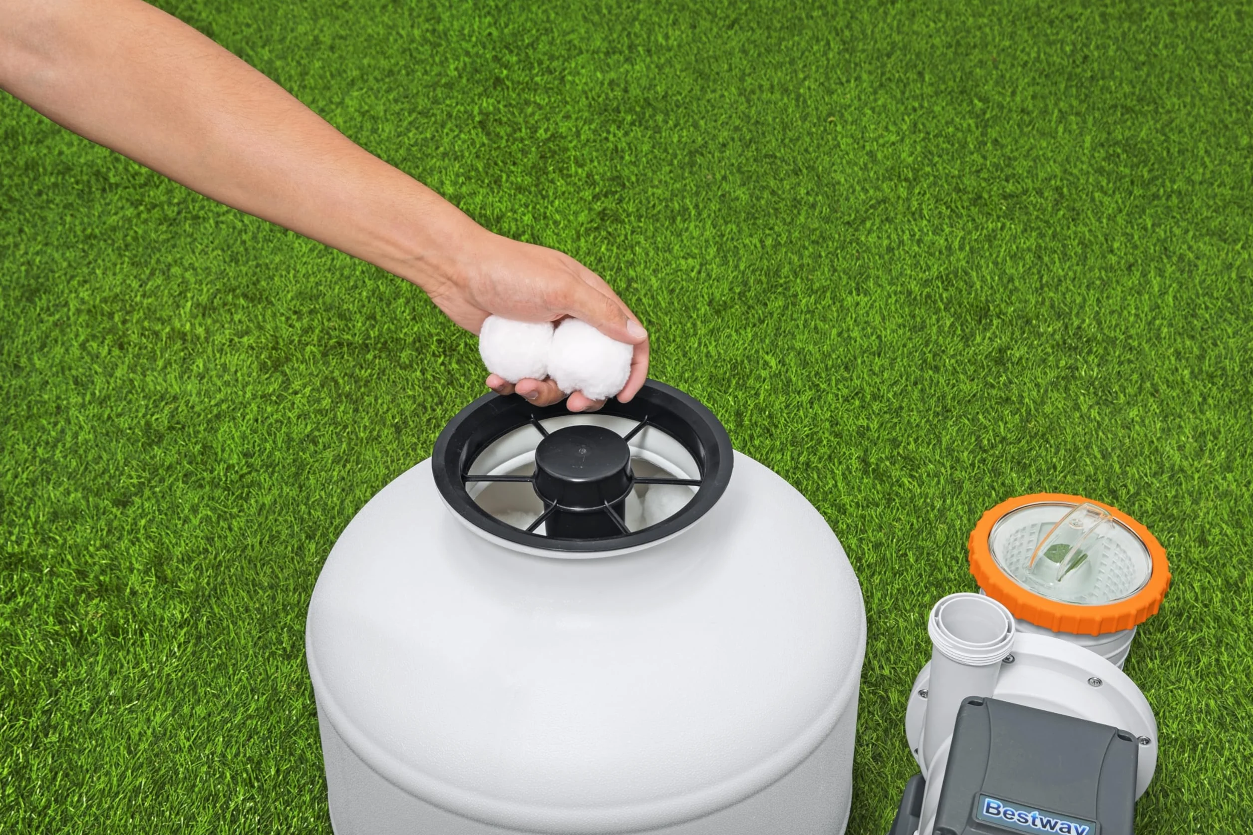 Bestway filtr piaskowy 11,355 m3/h, pompa 500 W, 220-240 V, filtr wstępny, dyfuzor Chemconnect™