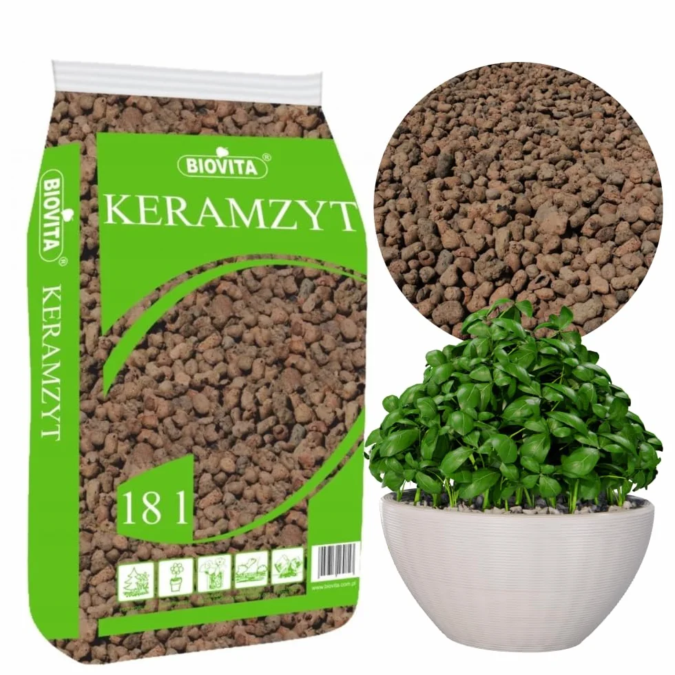BIOVITA Glina ekspandowana keramzyt granulat 8-16 mm 18 l