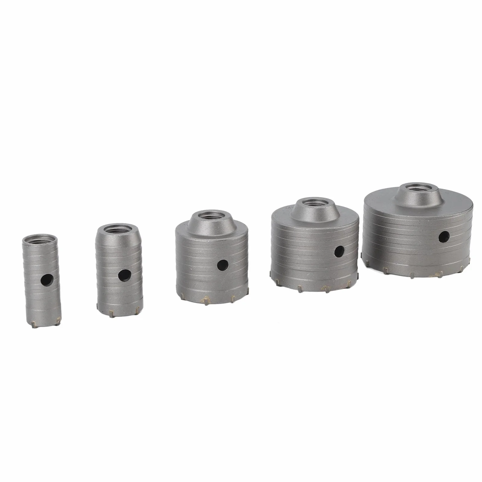 Hyuduo Zestaw wierteł do Otwornic do Betonu SDS Plus SDS Maksymalnie 30mm 40mm 65mm 80mm 100mm Otwieracz Otworów ze Stali Wolframowej ściany Cegła Kamienna