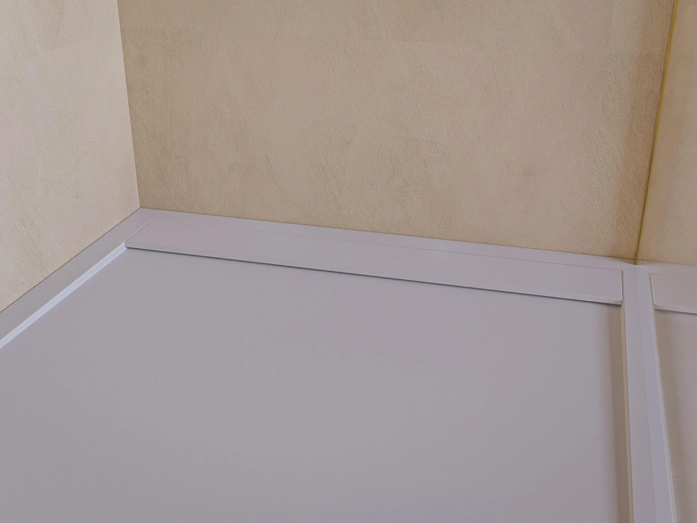 SOULHOME Brodzik prysznicowy– Żywica– Gel Coat– Gładka/Kamienna tekstura – Antypoślizgowy – biały- 160x90- Niski 3cm– Minimalistyczny