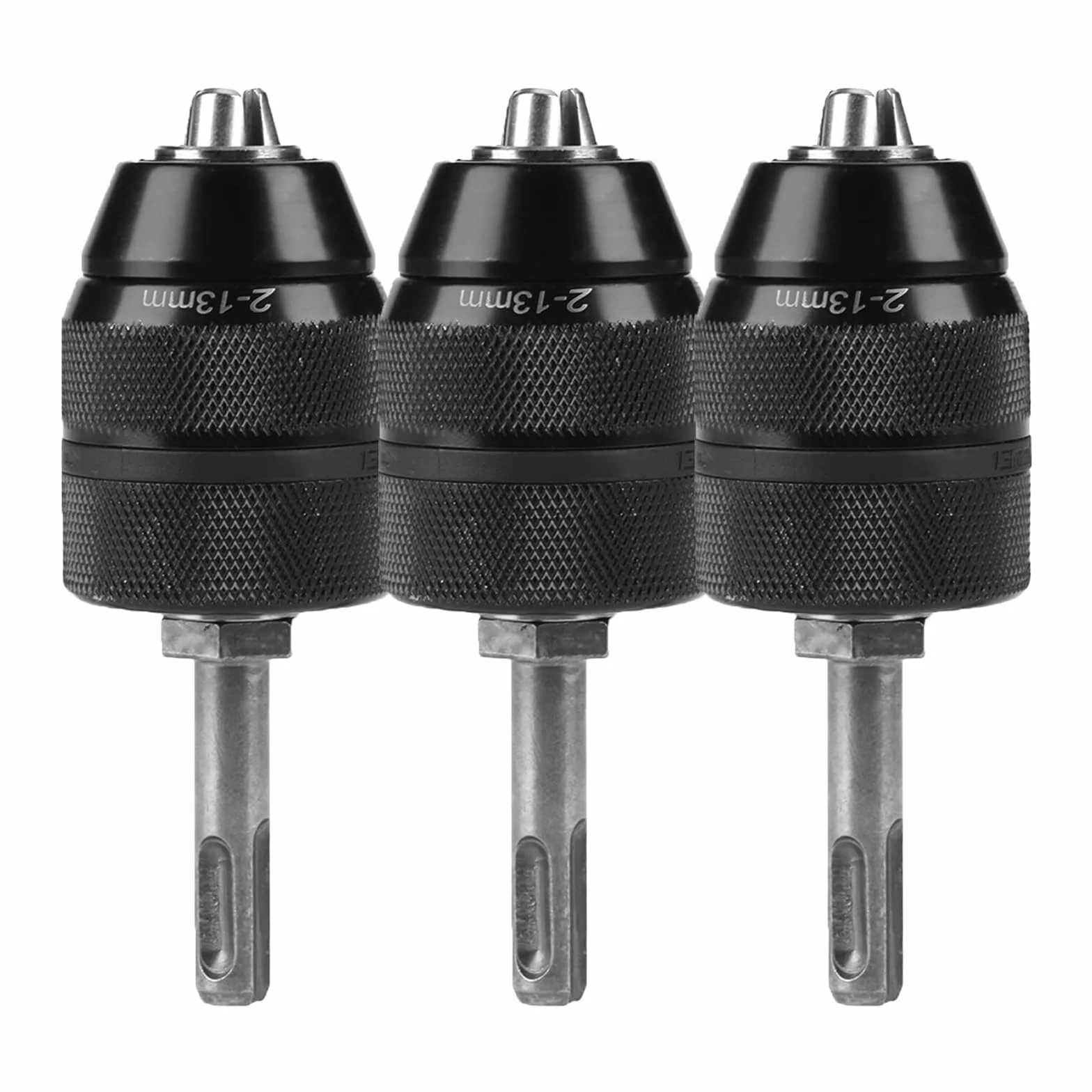 Adapter SDS, wszechstronna kompatybilność, adapter SDS Plus, szybkozaciskowy uchwyt wiertarski, pojemność 13 mm, do wiertarek udarowych i śrubokrętów, gwint 1/2-20UNF (3)