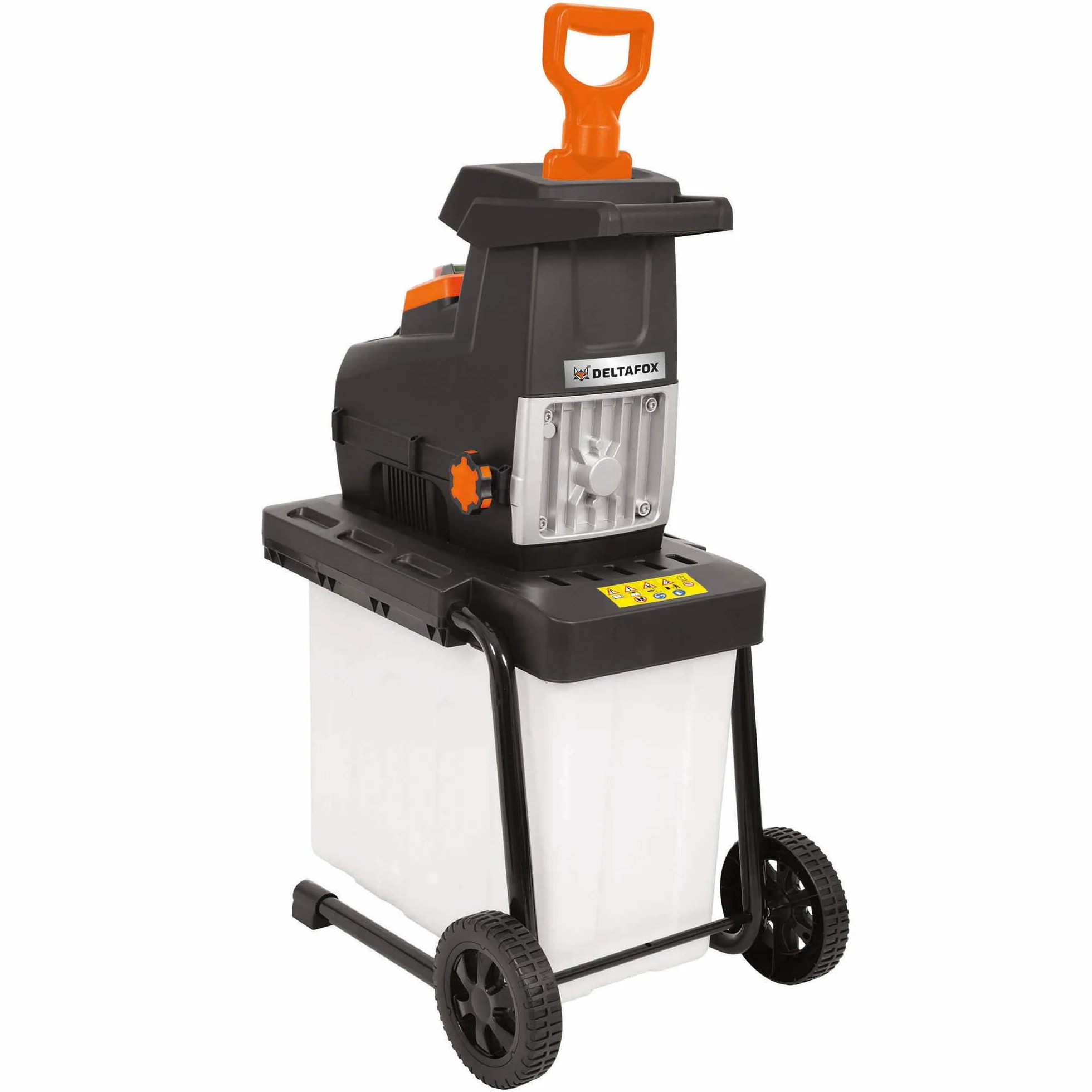 DELTAFOX Elektryczna rozdrabniarka rolkowa 2800 W 60 l gałęzie do 44 mm