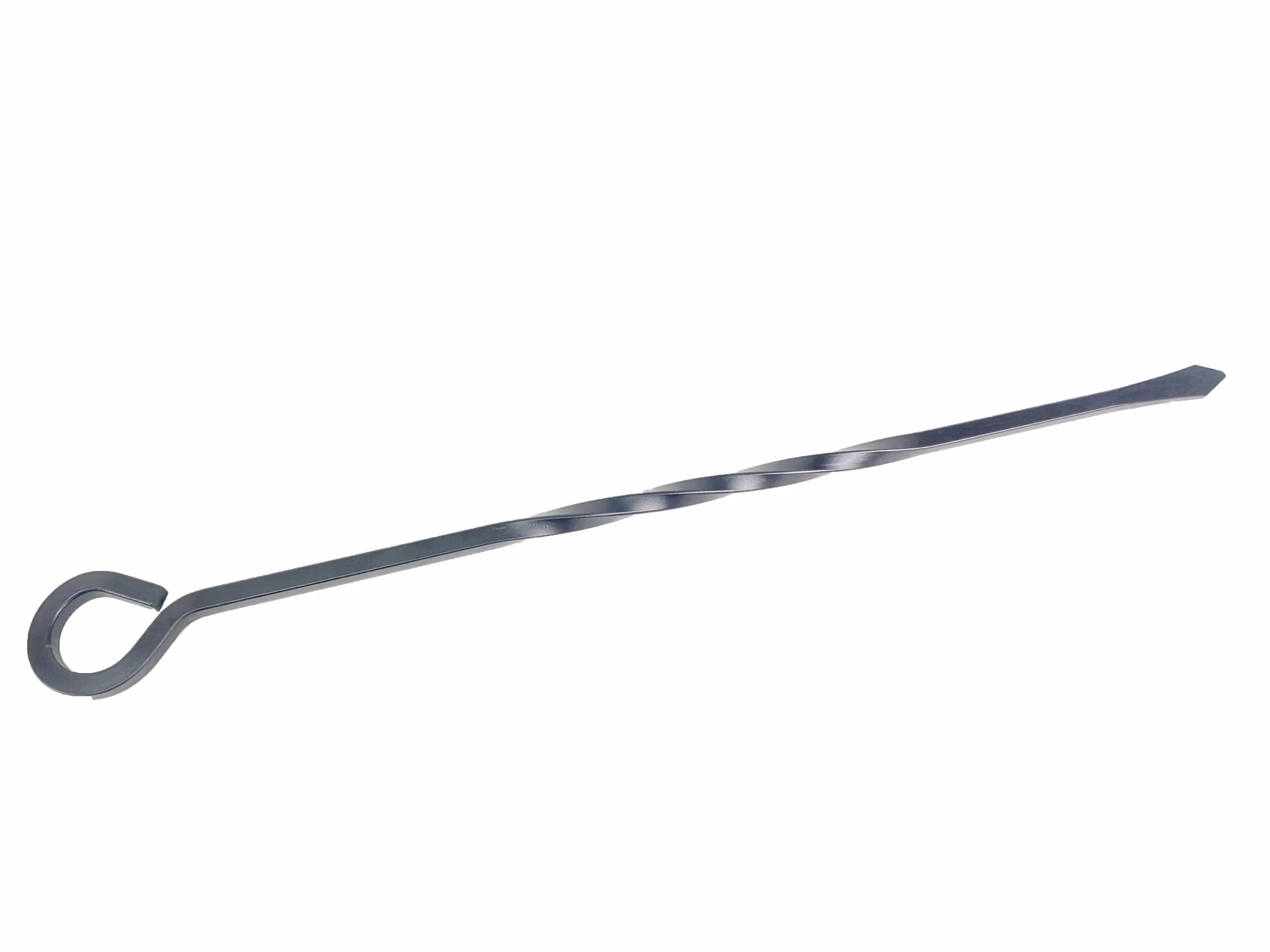 Kingson Black Fire Poker narzędzie kominkowe o długości 40,5 cm do palników na drewno i otwartego ognia, stylowe i funkcjonalne akcesorium do kominka
