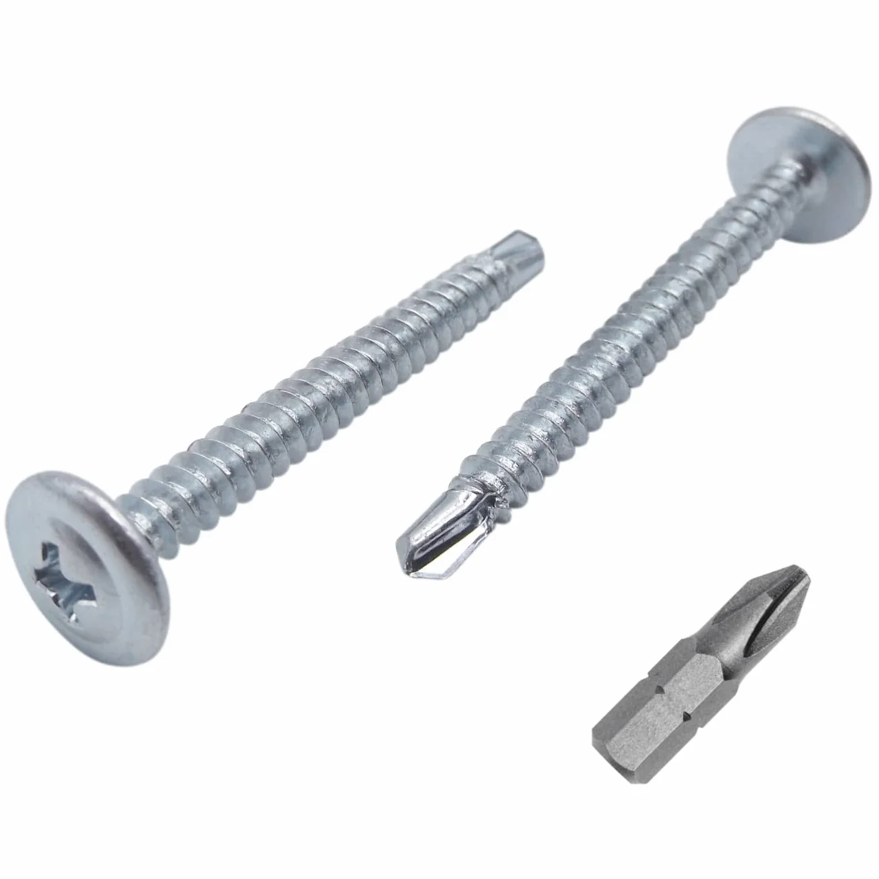 (opakowanie 30 szt.) Śruby ze stali ocynkowanej 4,2 x 41 mm, głowica krzyżakowa, samogwintująca się blacha, samogwintująca (30, 4,2 x 41 mm)