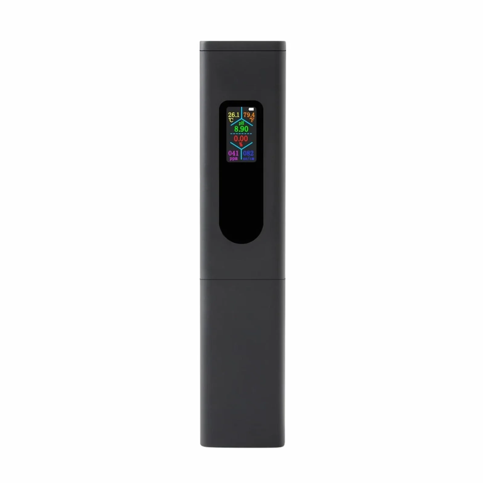 do wody pitnej, akwariów i nie tylko Rechargeable 5 in 1 Salinity/EC/TDS/PH Meter Digital Drinking Water Purity Quality Tester For Aquarium Hydroponics Typ/e-C Charge