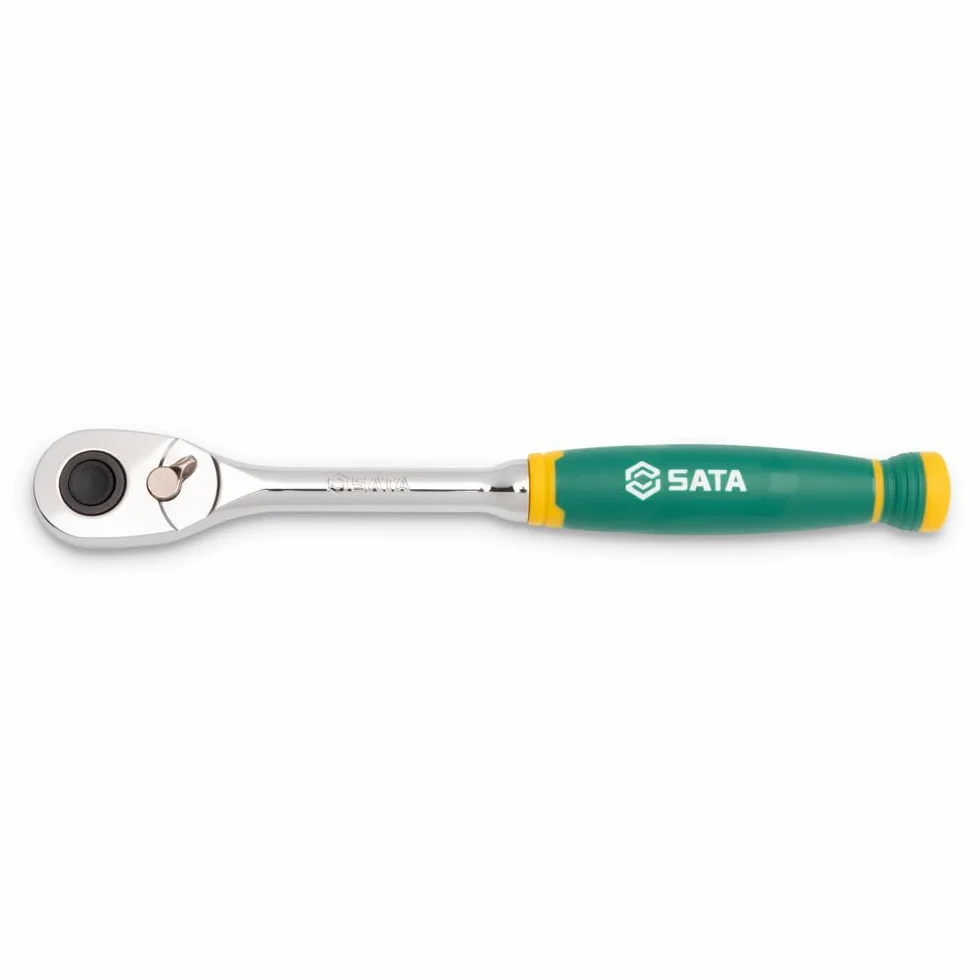 SATA 3-częściowy zestaw grzechotkowy 72T Teardrop Comfort Grip 1/4, 3/8, 1/2