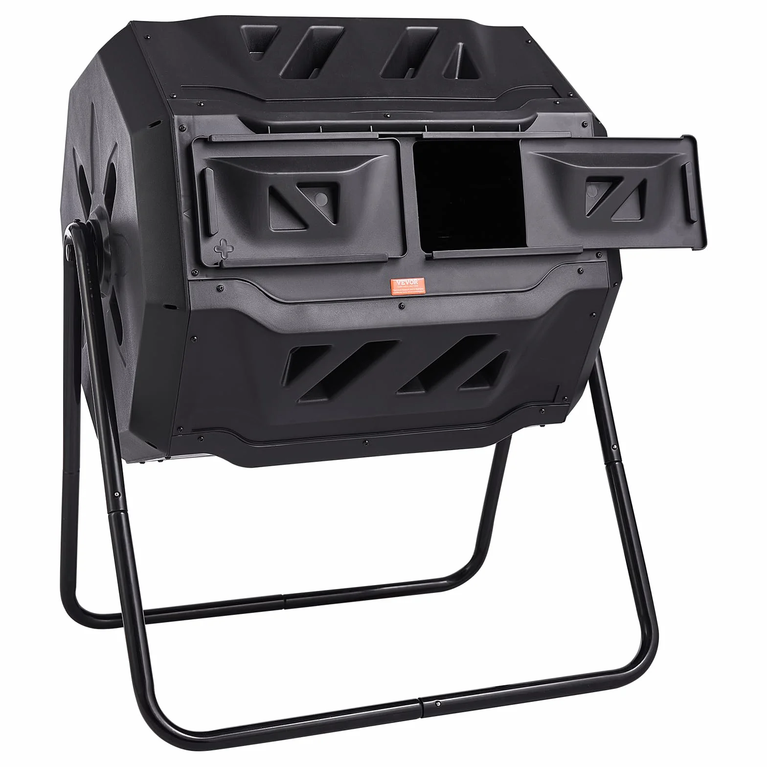 VEVOR kompostownik Tumbling 162,7 l obrotowy podwójną przestrzenią 735 x 625 x 955 mm 50 kg