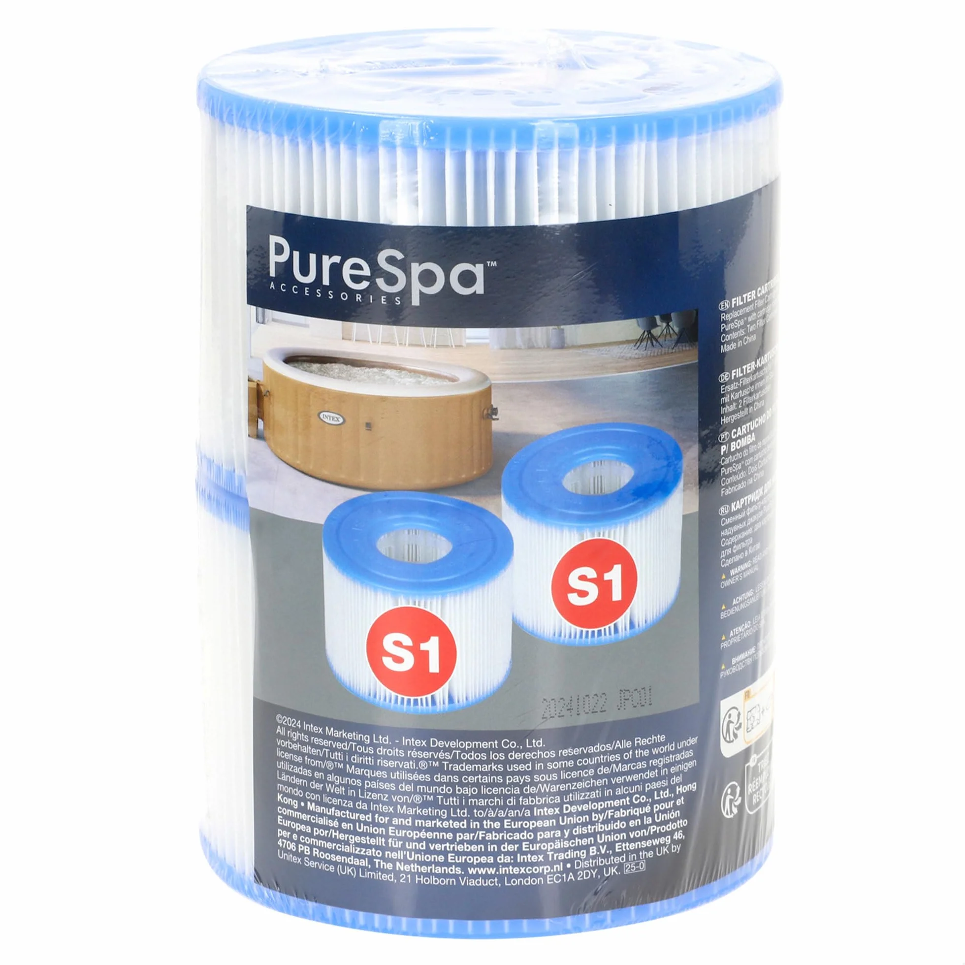 Intex JA29001 Filter Cartridge 2-Pack White