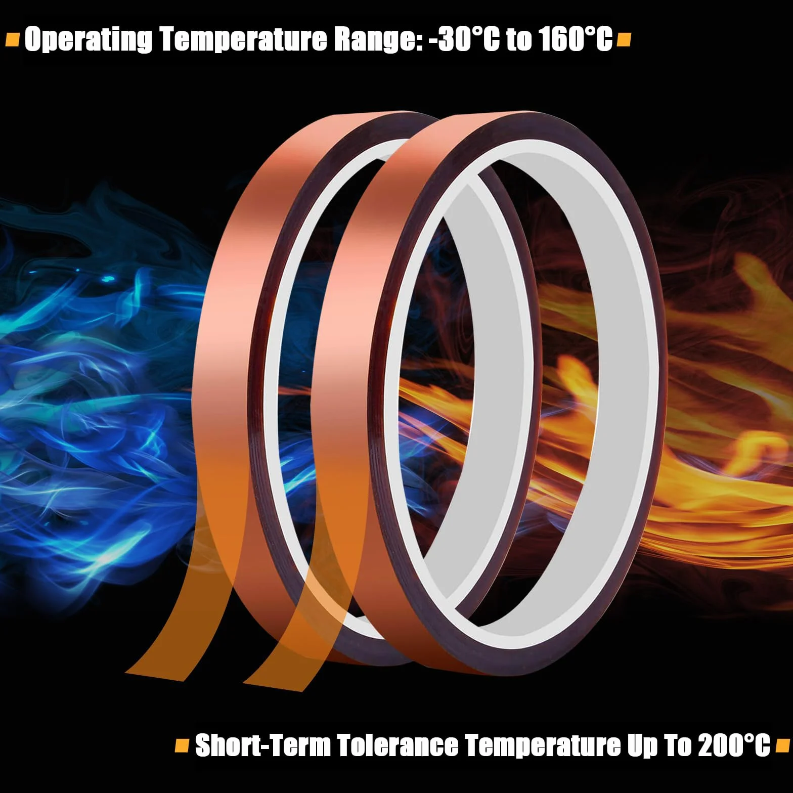 Kapton taśma klejąca, odporna na wysokie temperatury, do lutowania sublimacyjnego, do drukarek 3D, do sublimacji, do drukarek 3D, 10 mm