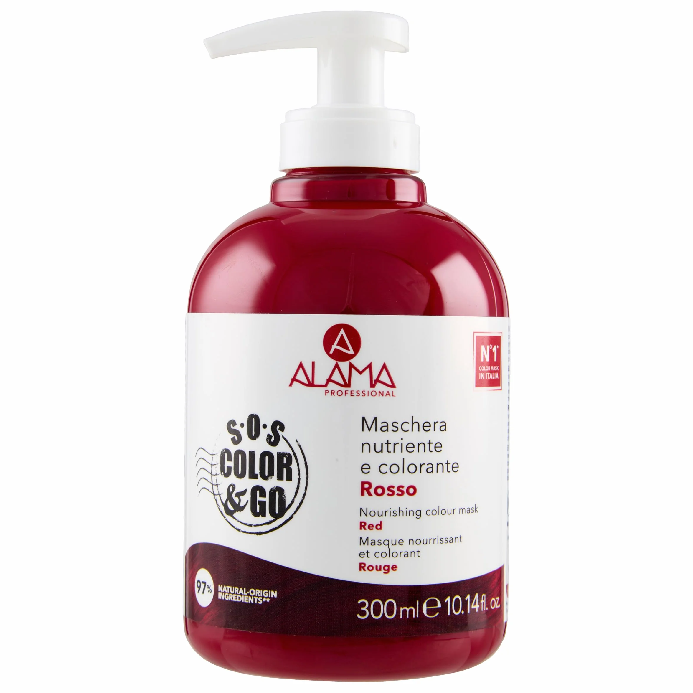 Alama SOS Color e Go Barwiąca maska do włosów czerwona 300 ml