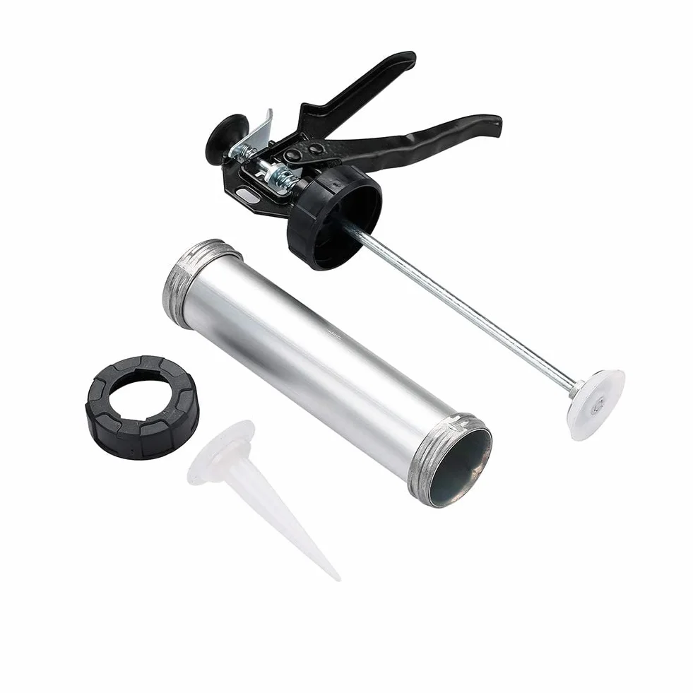 Pistolet do uszczelniania ze stopu aluminium 300 ml, pistolet do klejenia szkła Elastyczny pistolet do miękkiego silikonu do majsterkowania