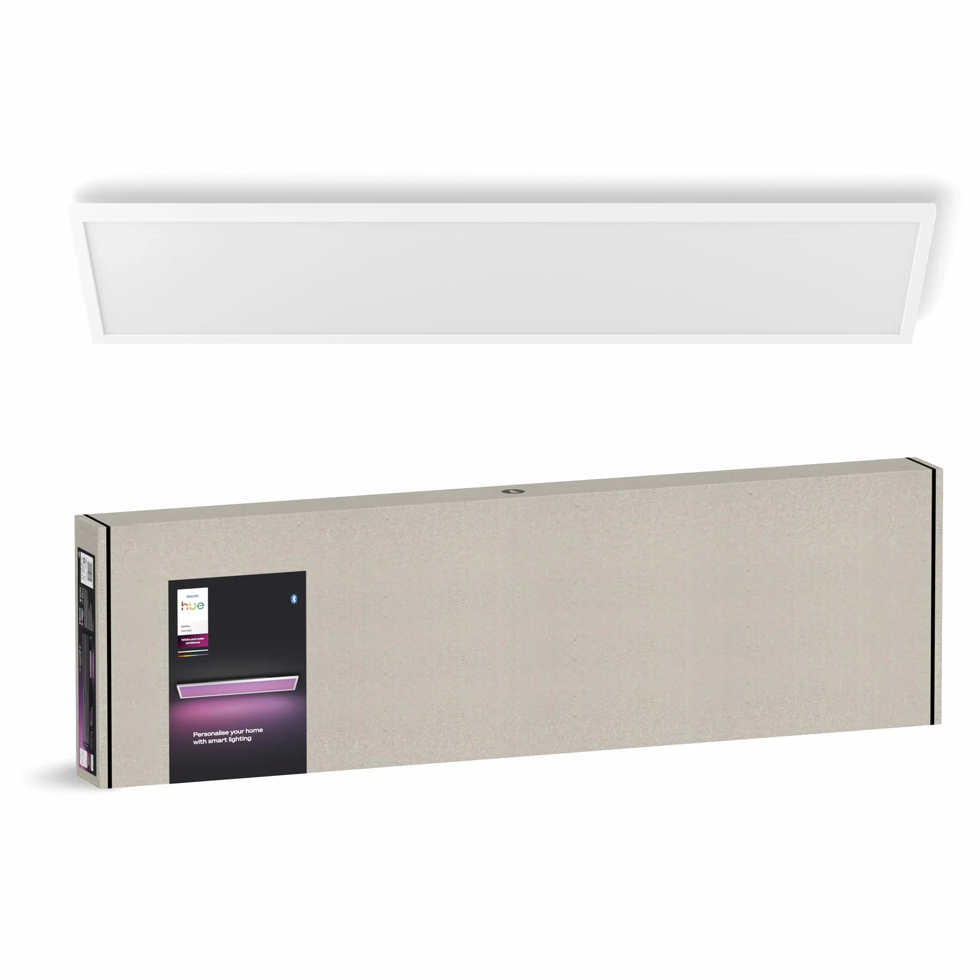 Philips Hue White and color ambiance Prostokątny panel Surimu Zintegrowane źródło światła LED Sterowanie przez Bluetooth za pomocą aplikacji Sterowanie za pomocą aplikacji lub głosu