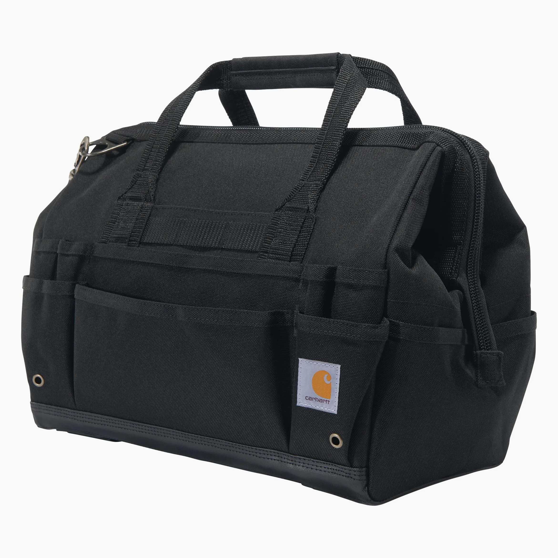Carhartt Torba na narz?dzia na miejscu, trwa?a, wodoodporna, torba do przechowywania narz?dzi, ci??ka, 40 cm, 30 kieszeni, czarna